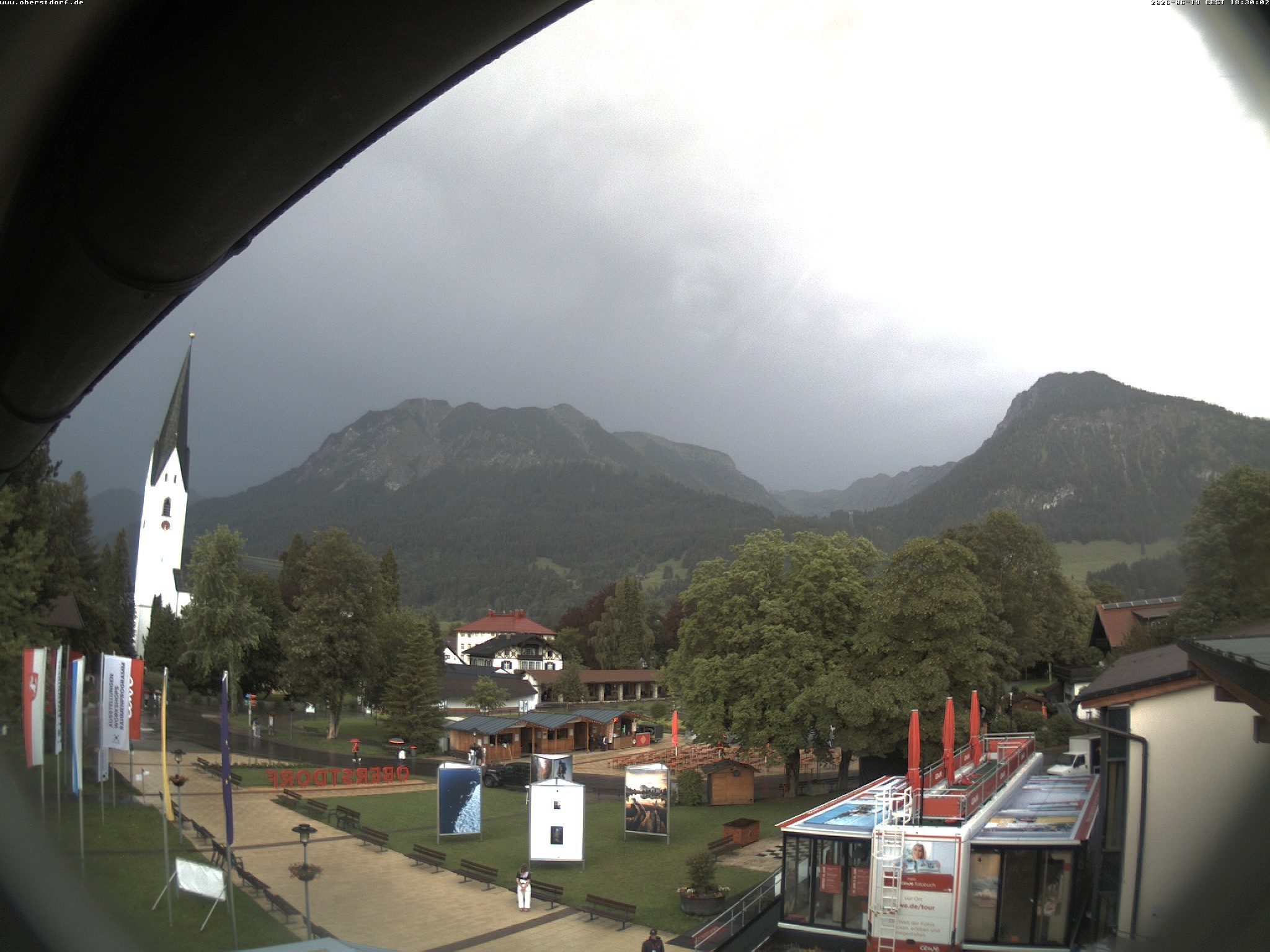 Archiv Foto Webcam Kurpark Oberstdorf
