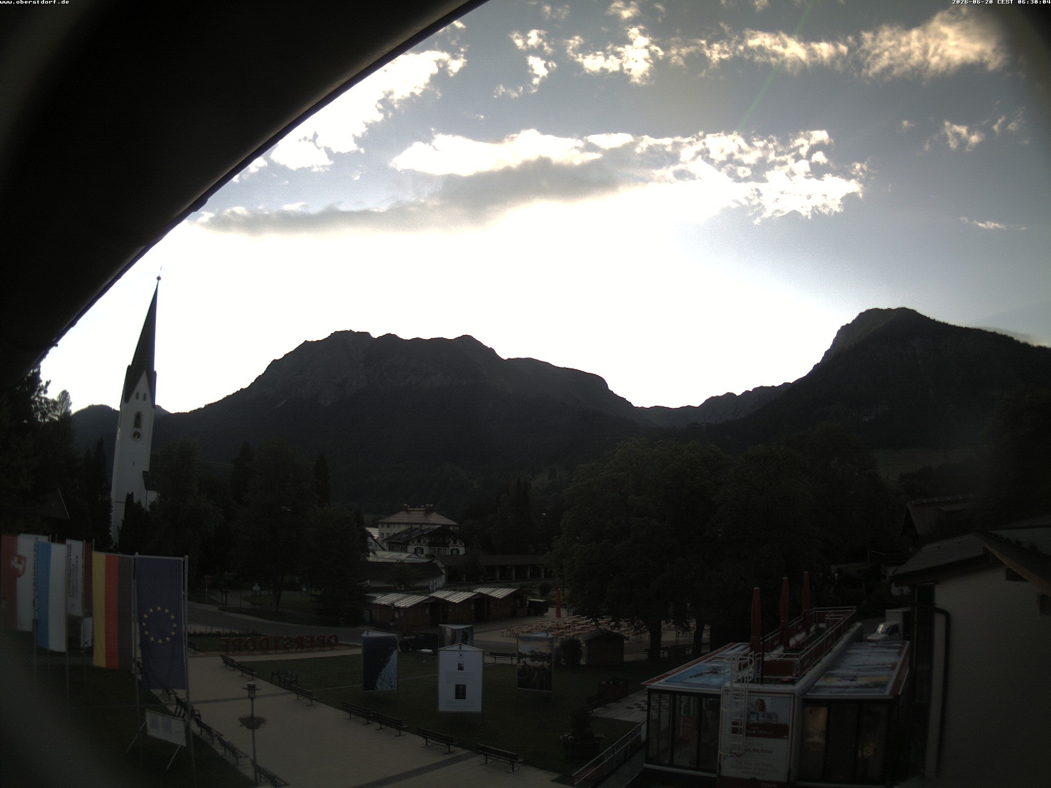 Archiv Foto Webcam Kurpark Oberstdorf