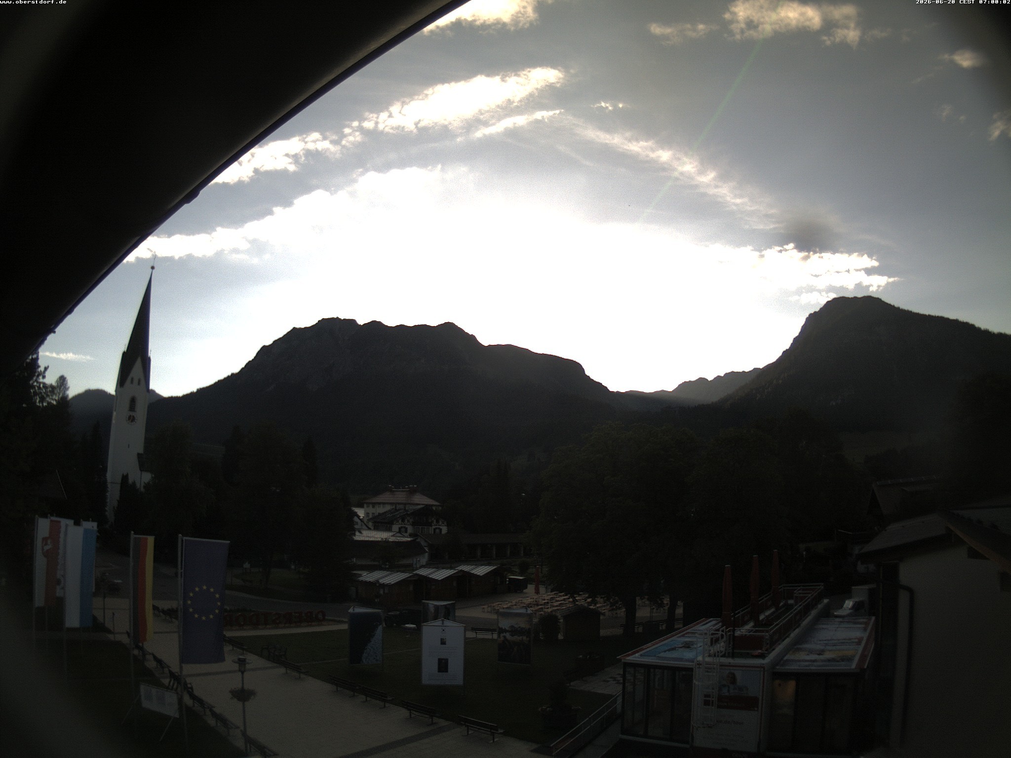 Archiv Foto Webcam Kurpark Oberstdorf