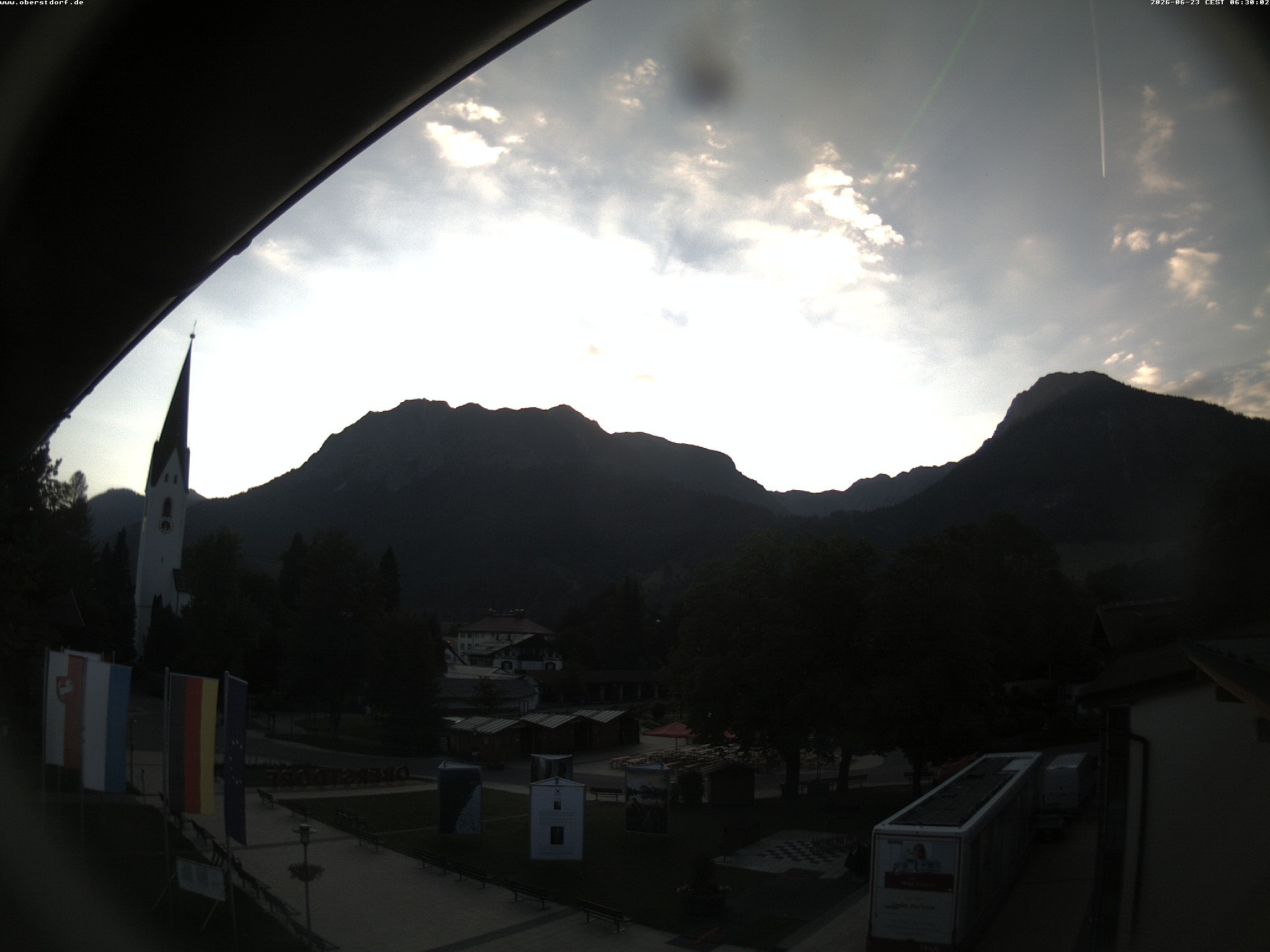 Archiv Foto Webcam Kurpark Oberstdorf