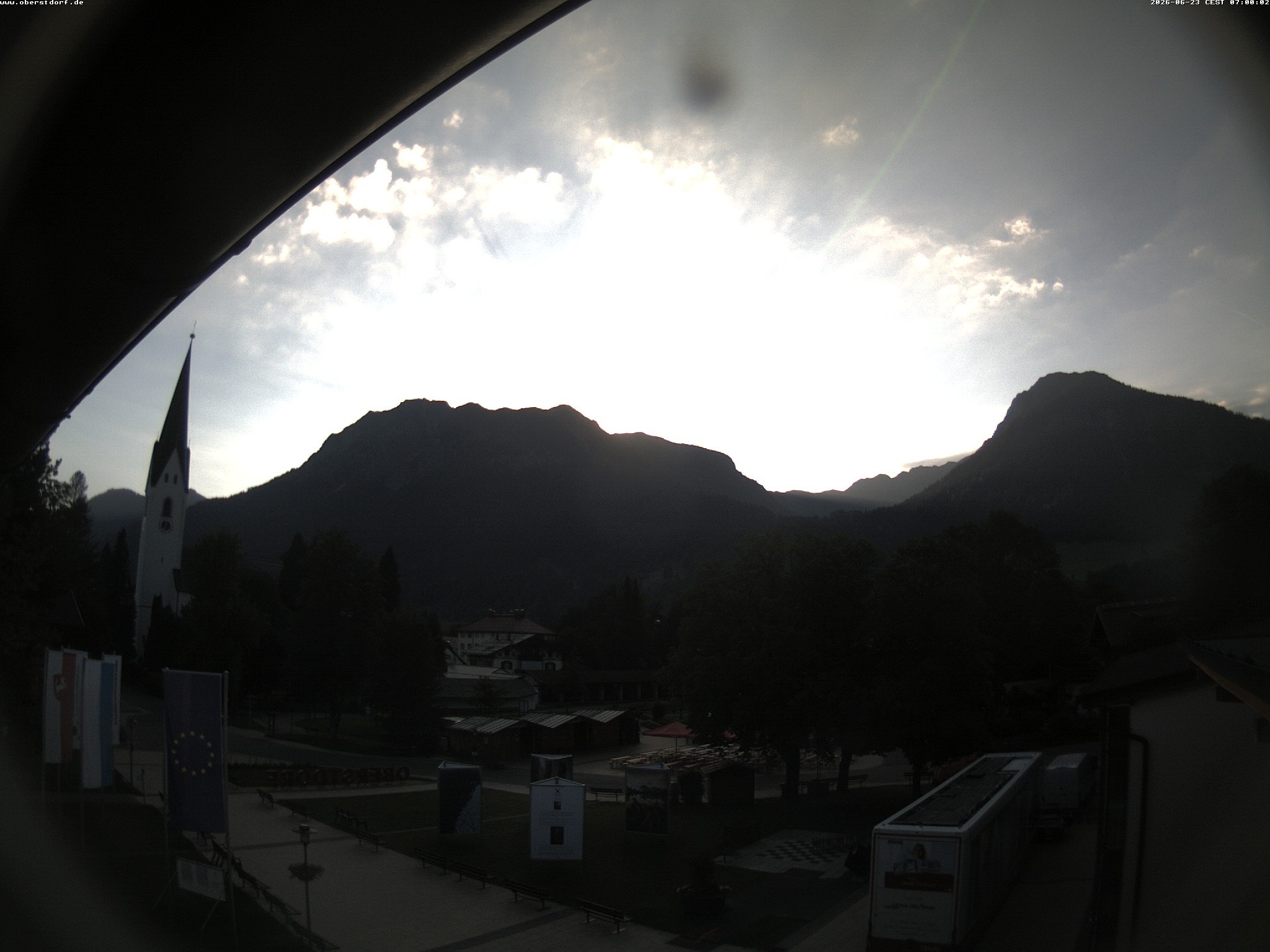 Archiv Foto Webcam Kurpark Oberstdorf