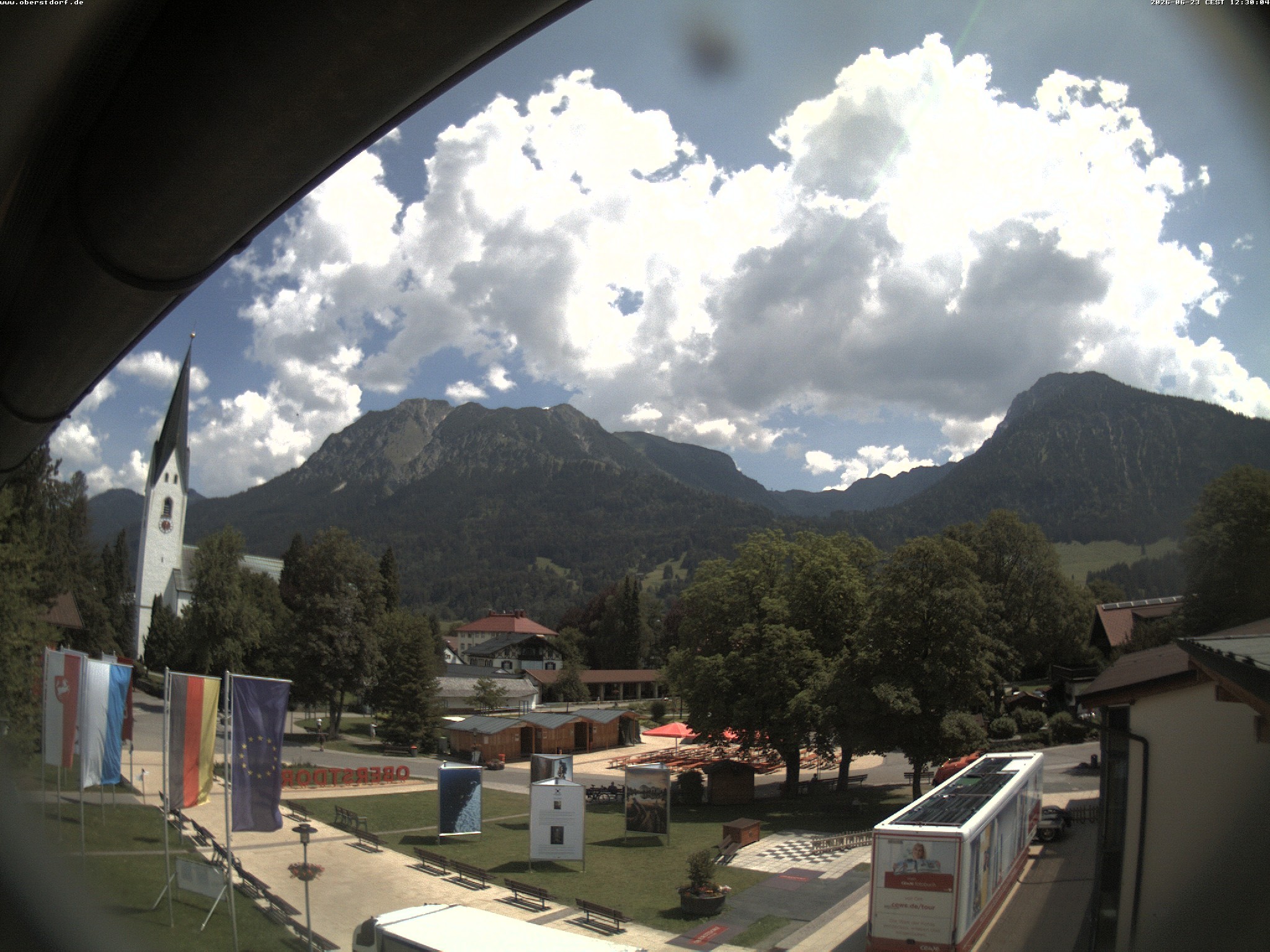 Archiv Foto Webcam Kurpark Oberstdorf
