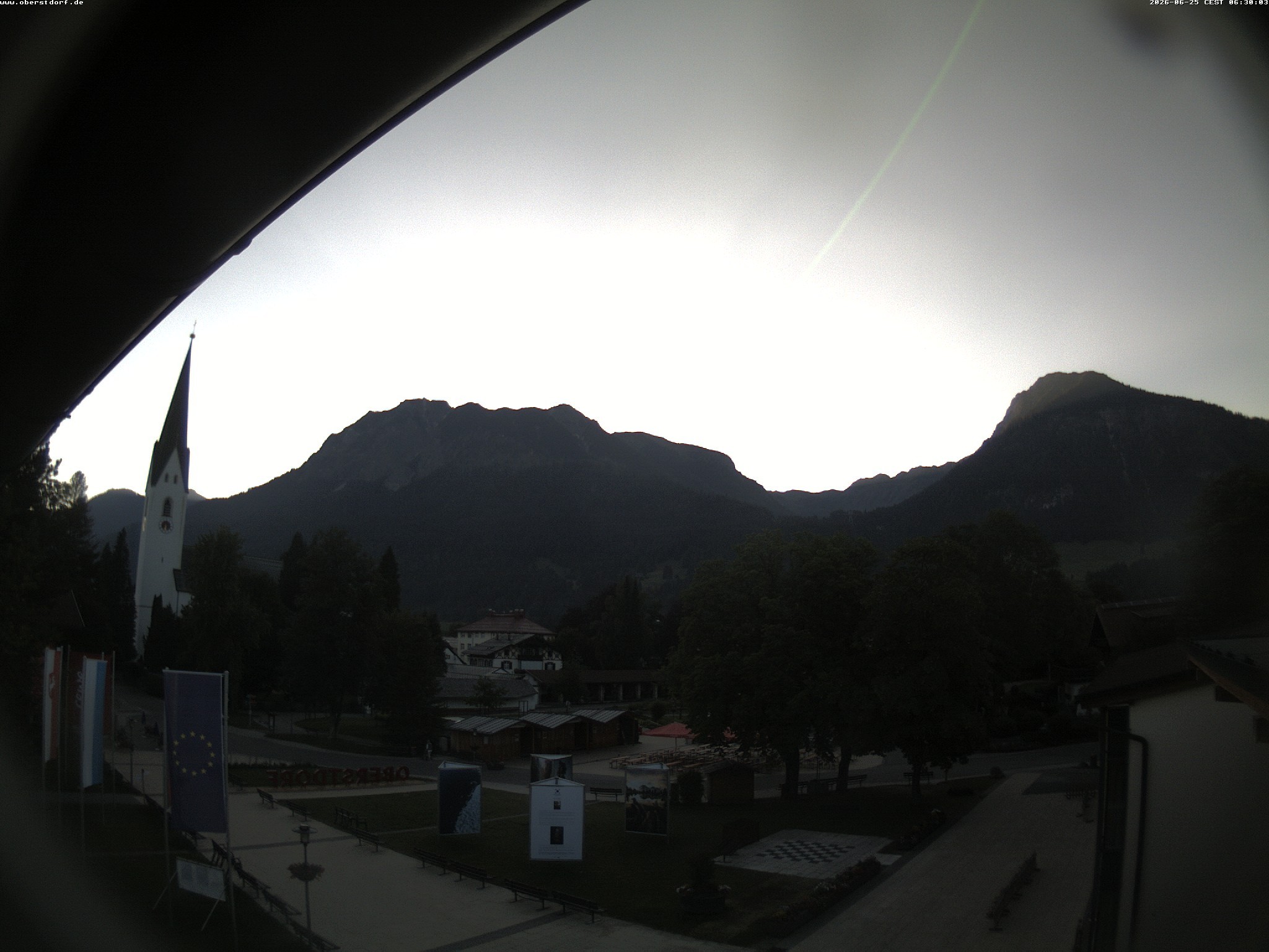 Archiv Foto Webcam Kurpark Oberstdorf