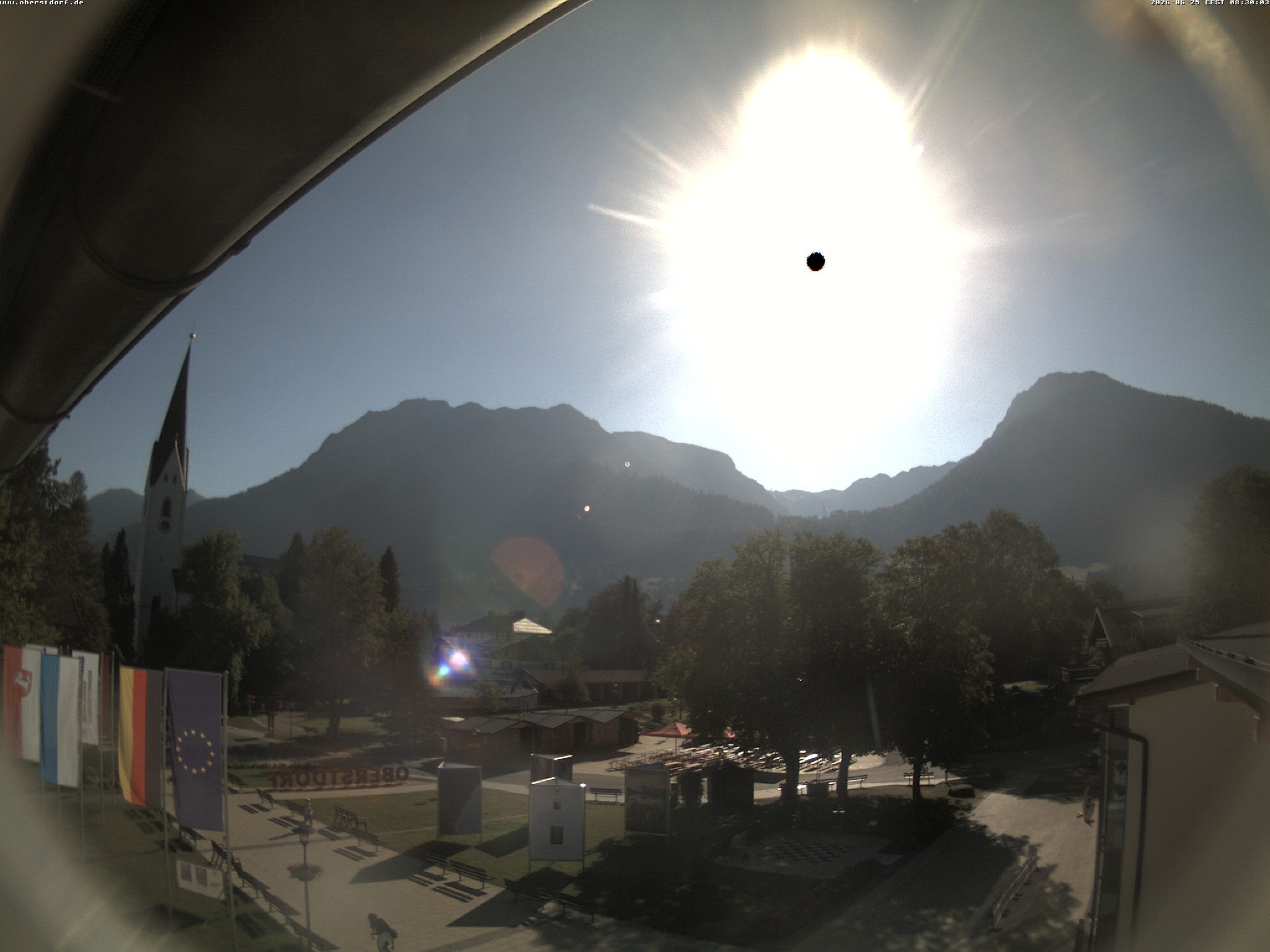 Archiv Foto Webcam Kurpark Oberstdorf