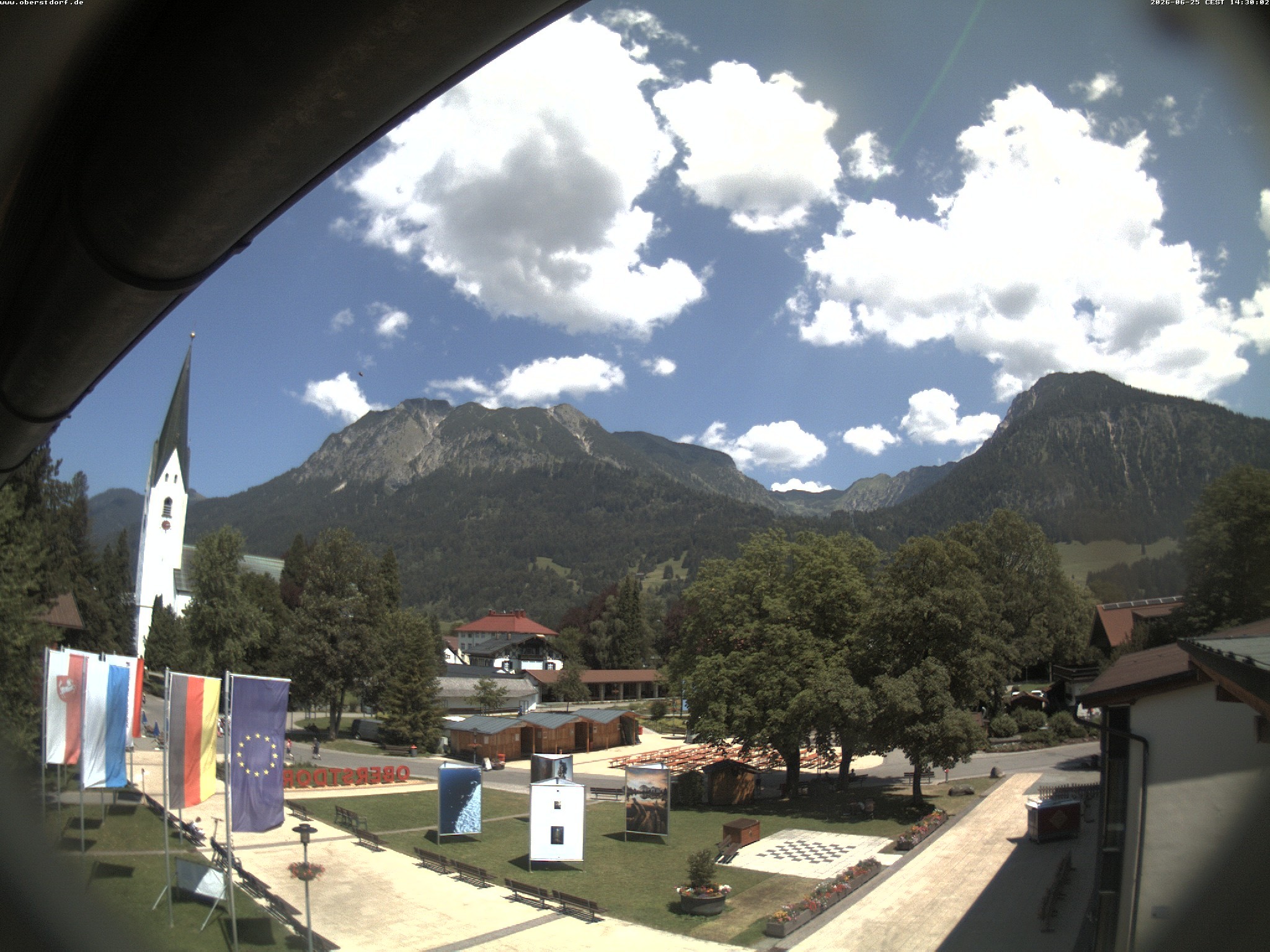 Archiv Foto Webcam Kurpark Oberstdorf