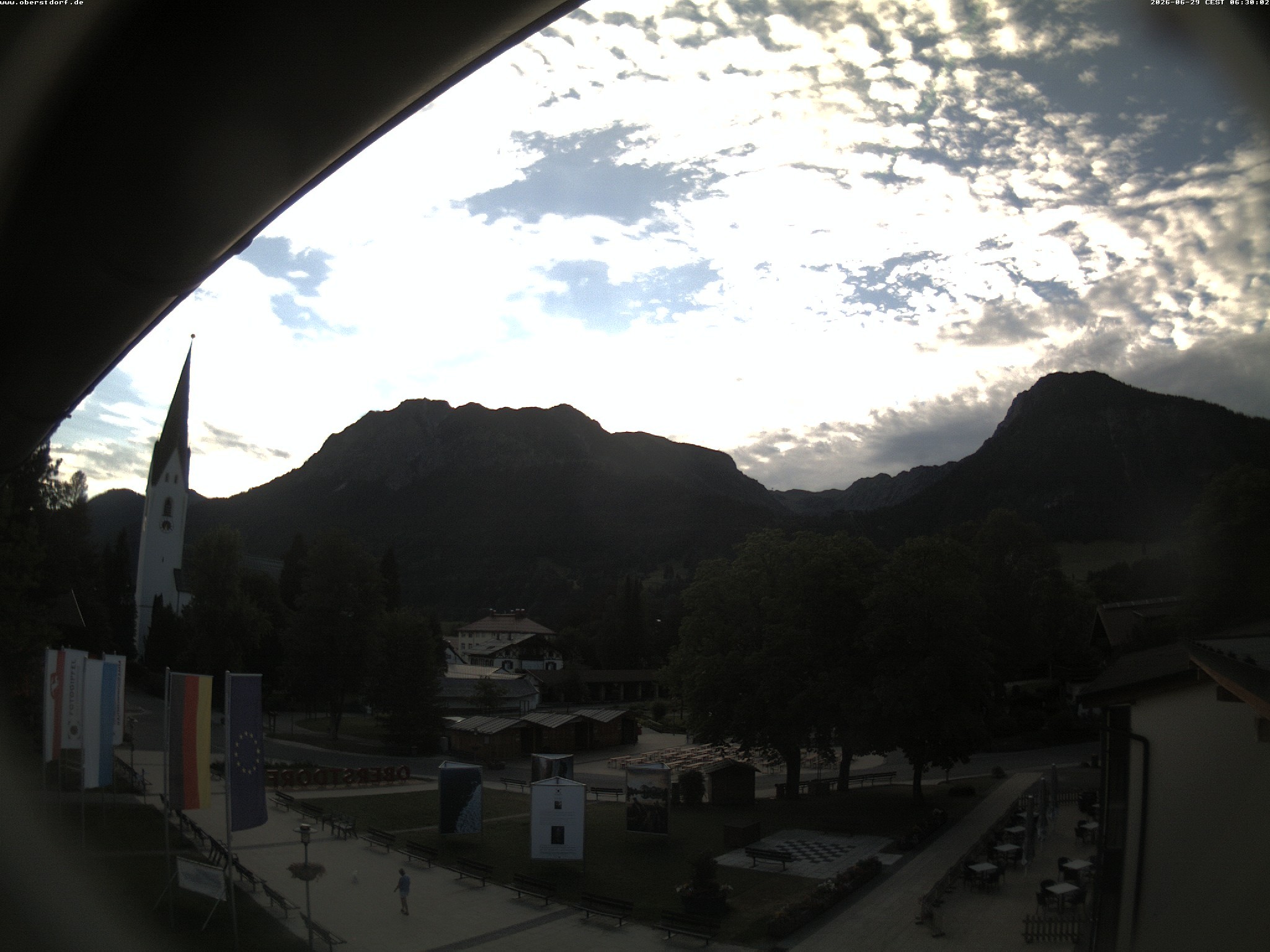 Archiv Foto Webcam Kurpark Oberstdorf