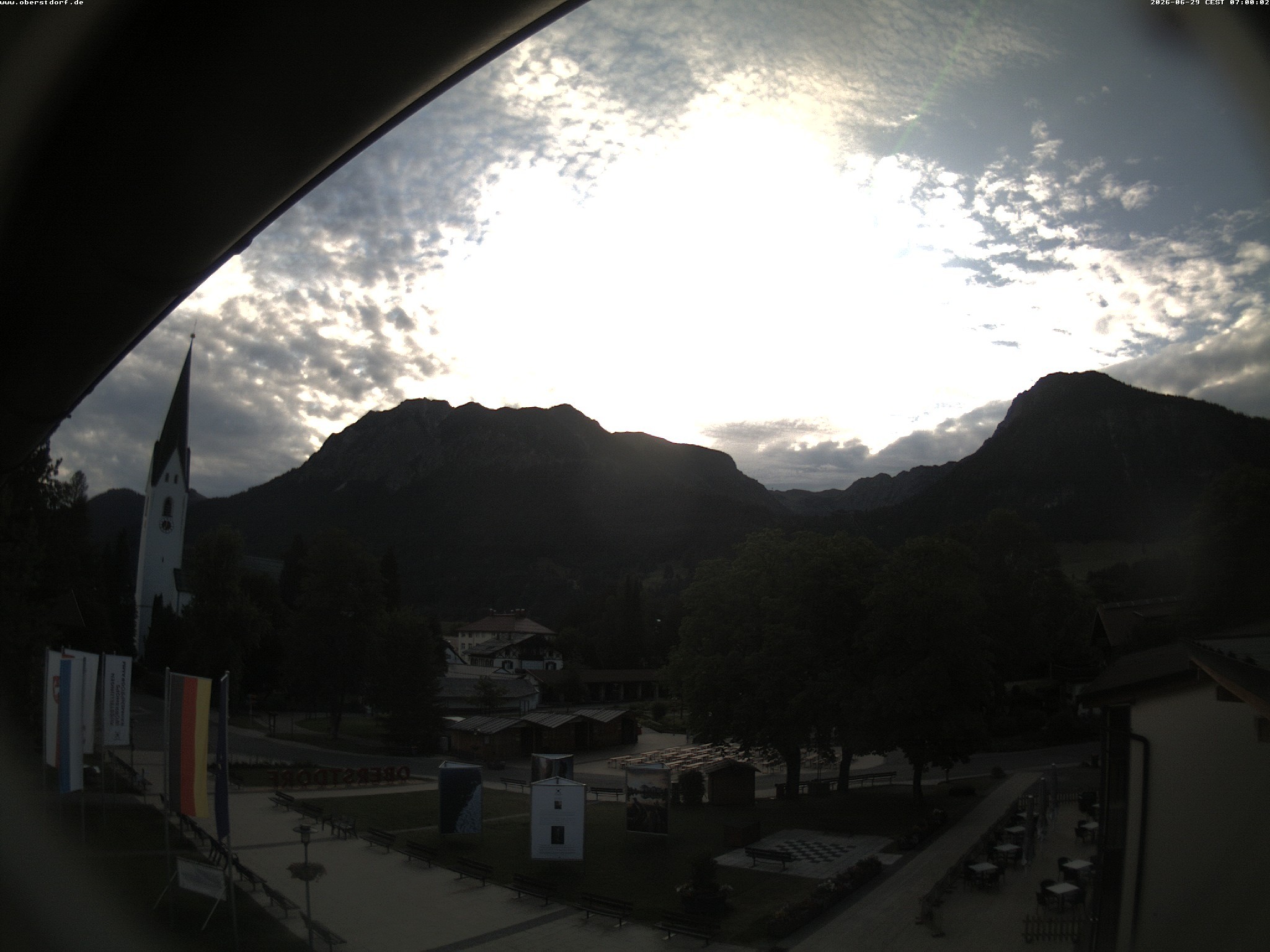 Archiv Foto Webcam Kurpark Oberstdorf