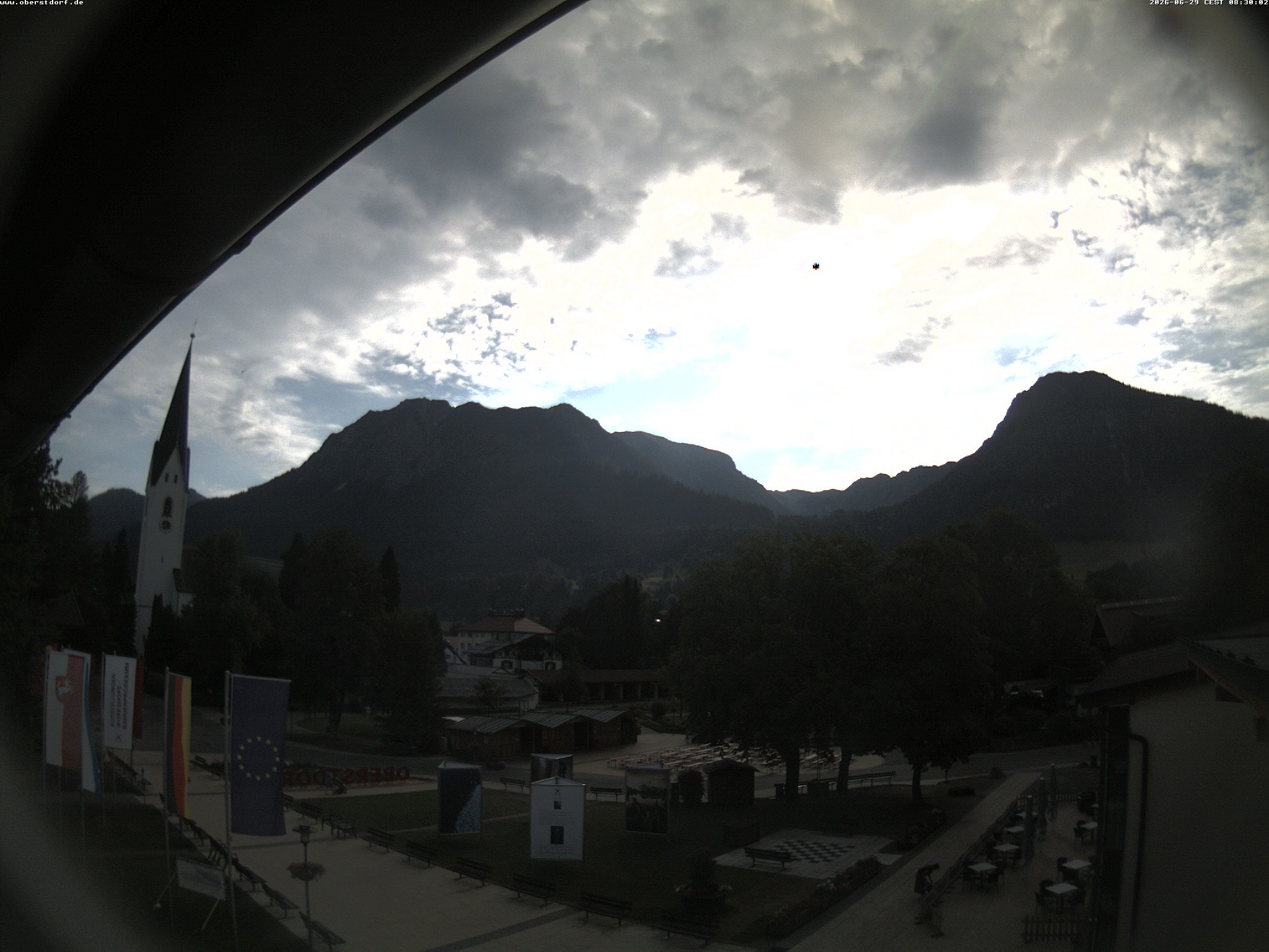 Archiv Foto Webcam Kurpark Oberstdorf