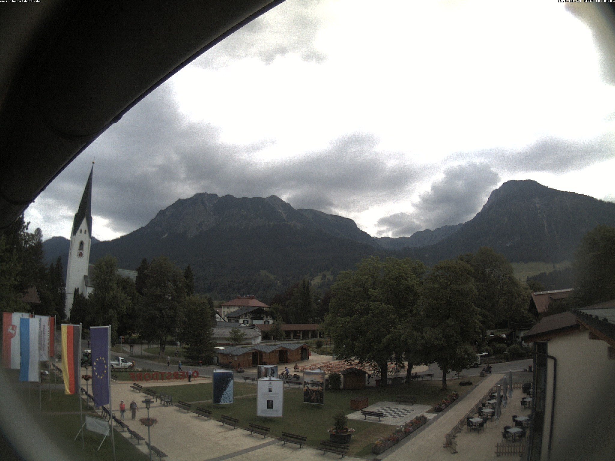 Archiv Foto Webcam Kurpark Oberstdorf
