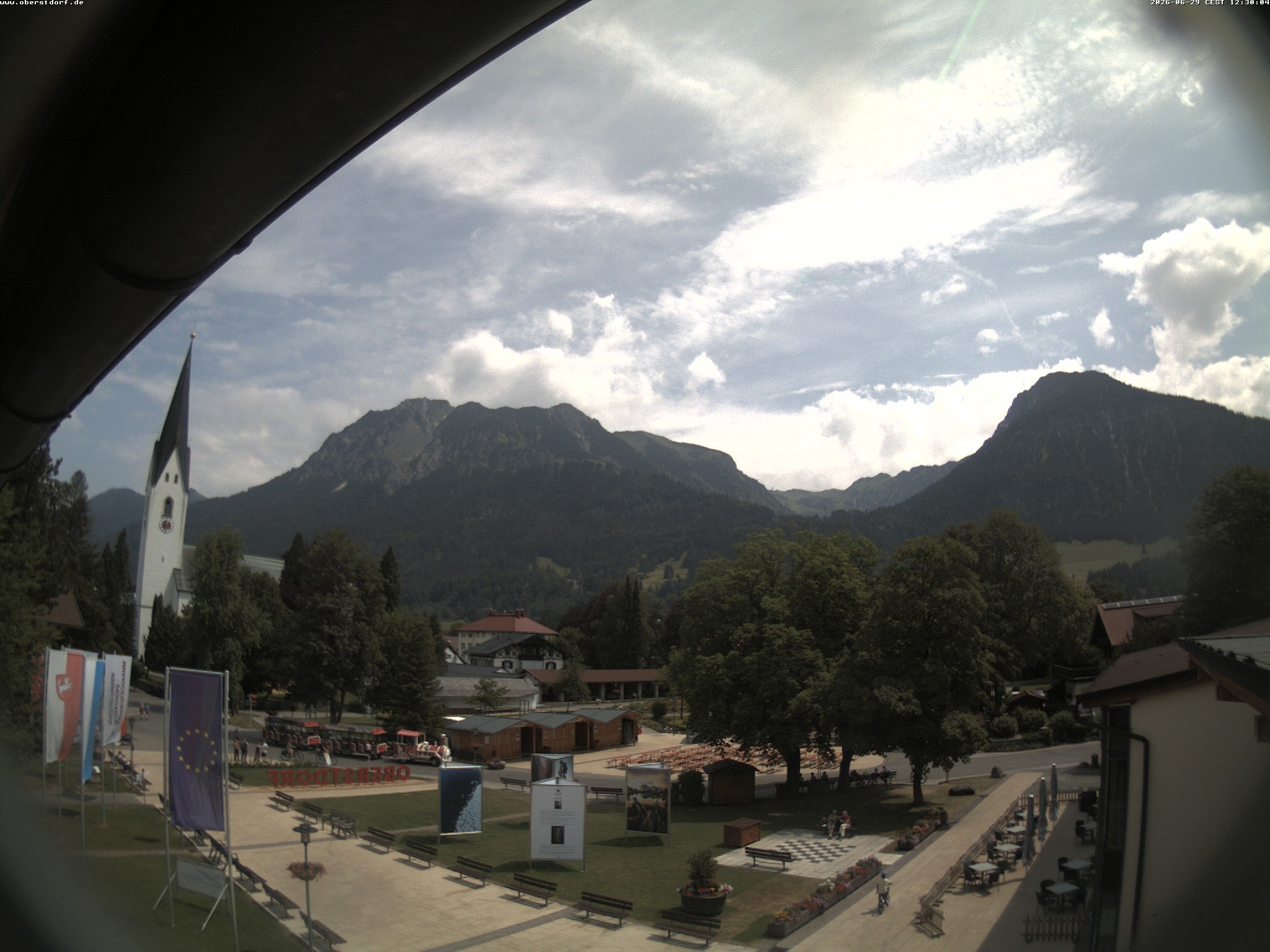 Archiv Foto Webcam Kurpark Oberstdorf
