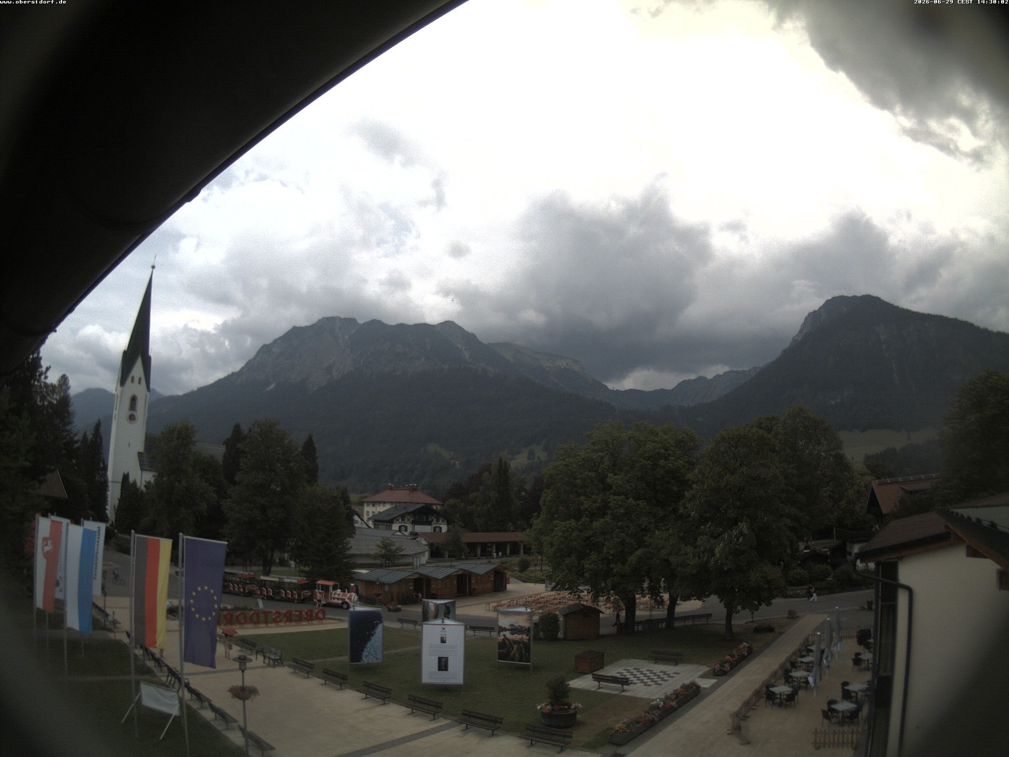 Archiv Foto Webcam Kurpark Oberstdorf