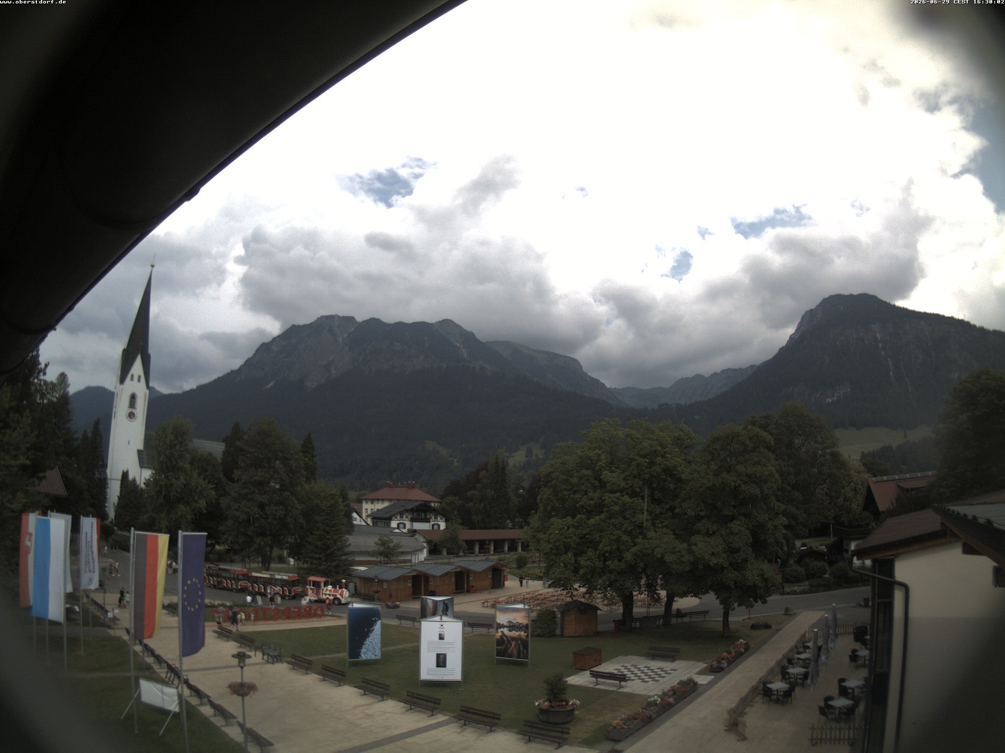 Archiv Foto Webcam Kurpark Oberstdorf