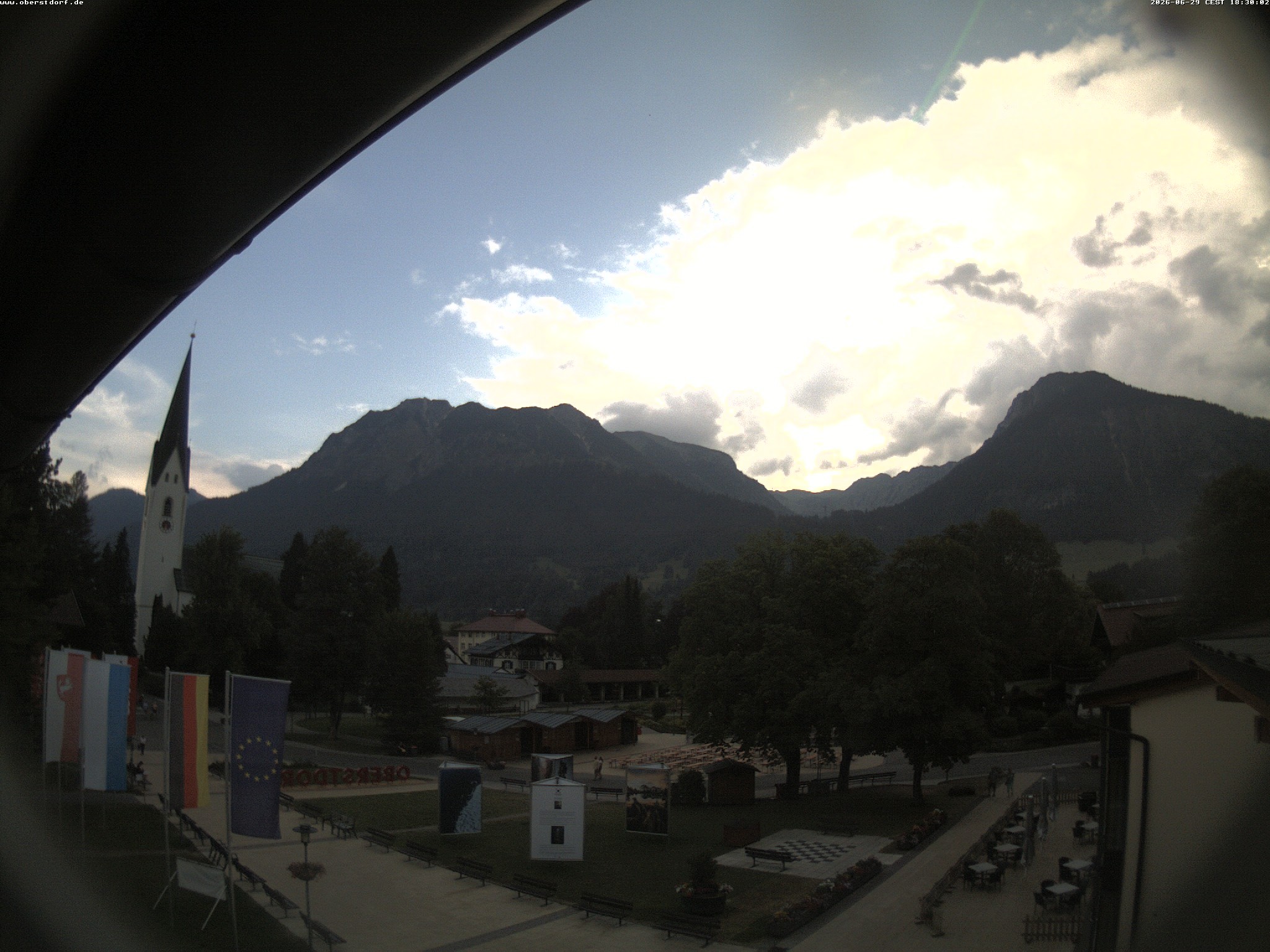 Archiv Foto Webcam Kurpark Oberstdorf