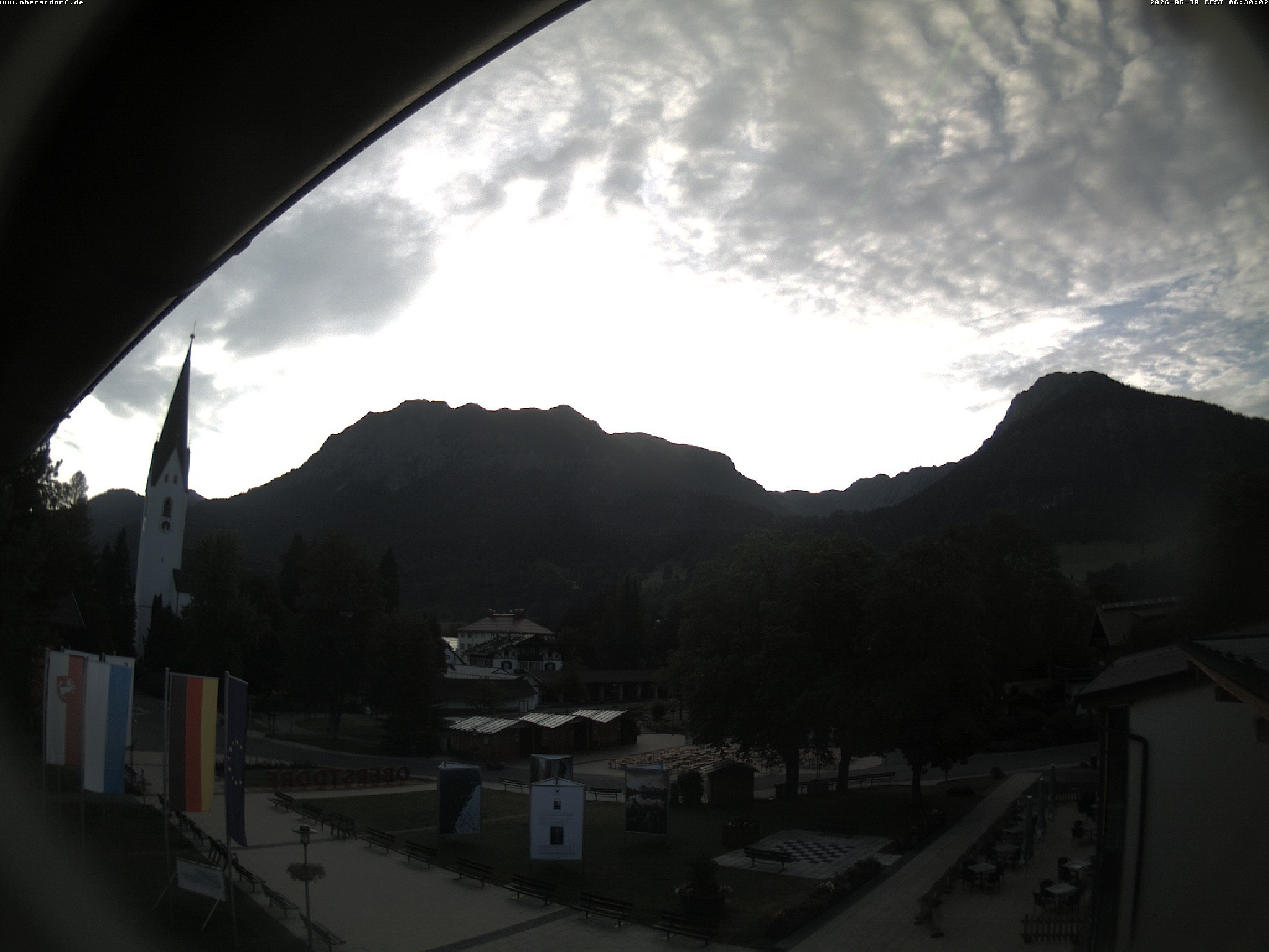 Archiv Foto Webcam Kurpark Oberstdorf