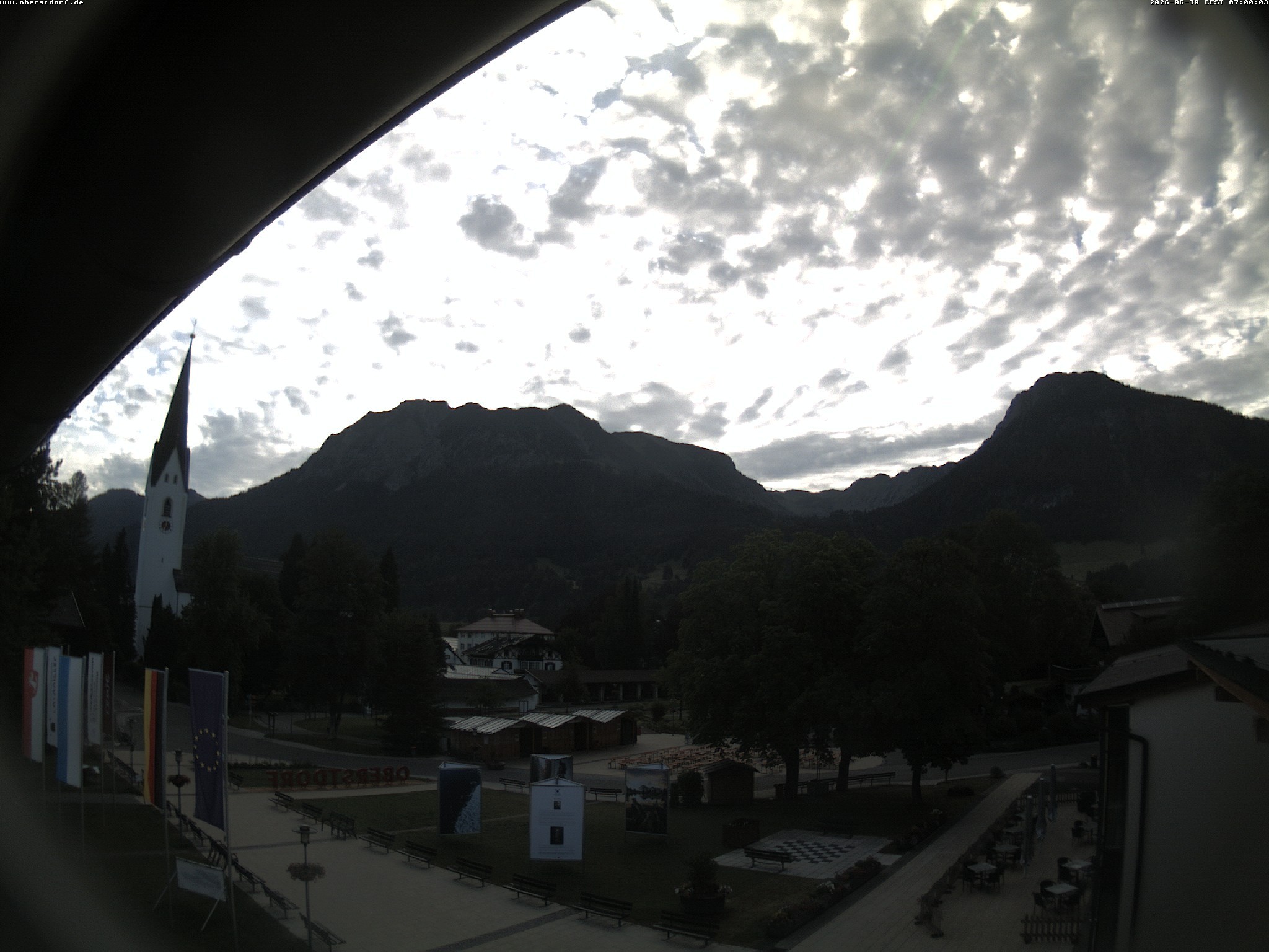 Archiv Foto Webcam Kurpark Oberstdorf