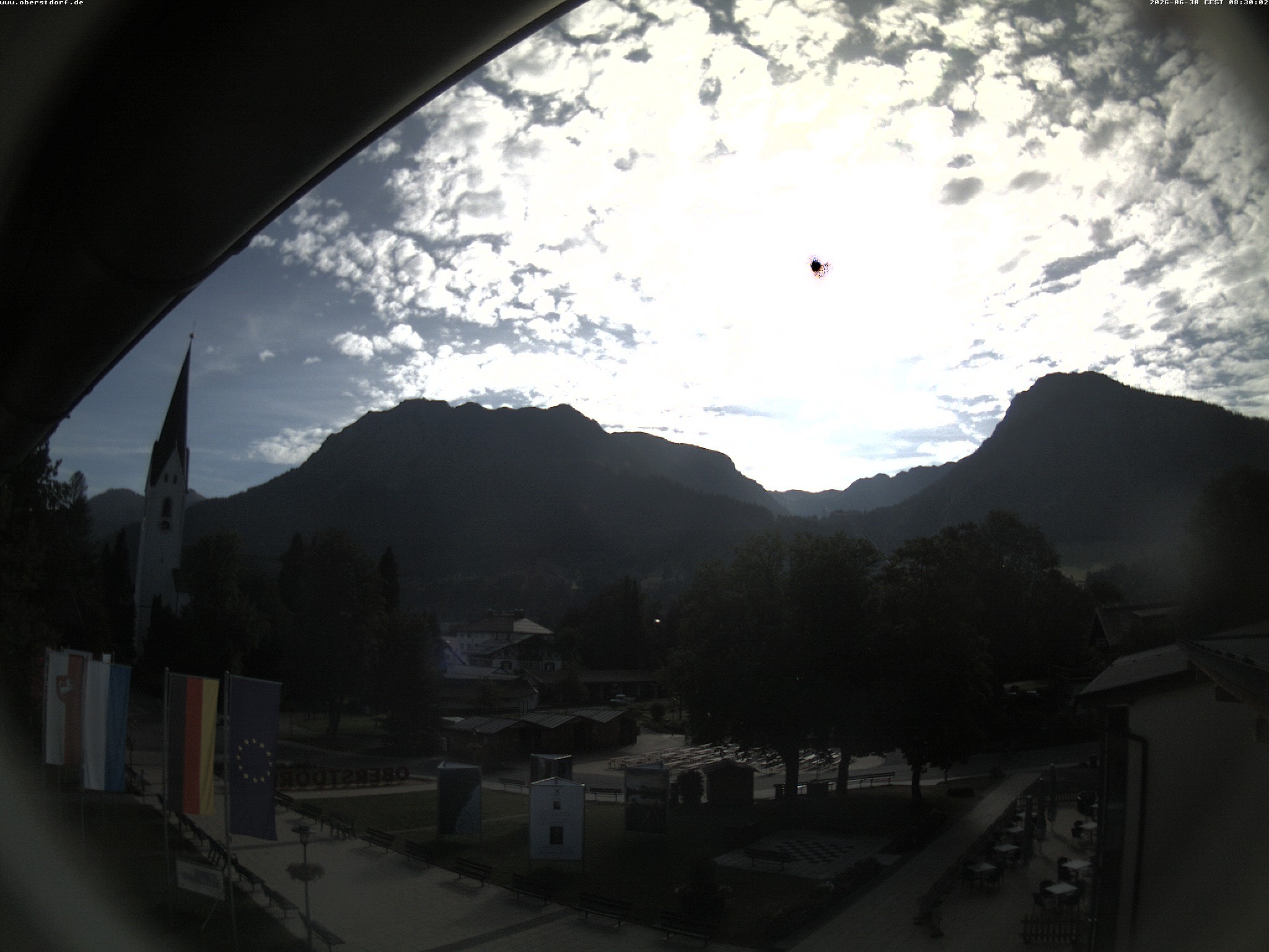 Archiv Foto Webcam Kurpark Oberstdorf
