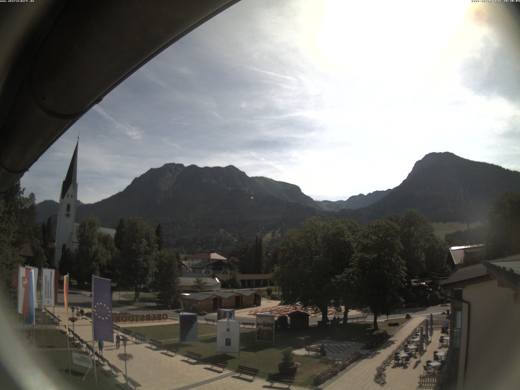 Archiv Foto Webcam Kurpark Oberstdorf
