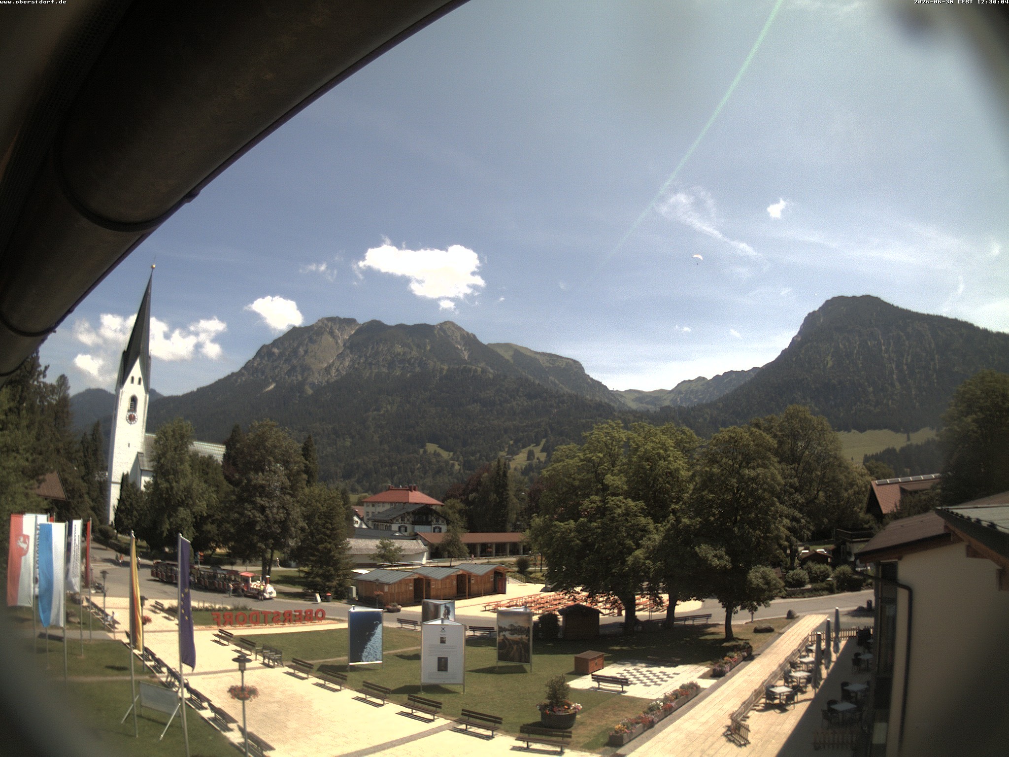 Archiv Foto Webcam Kurpark Oberstdorf