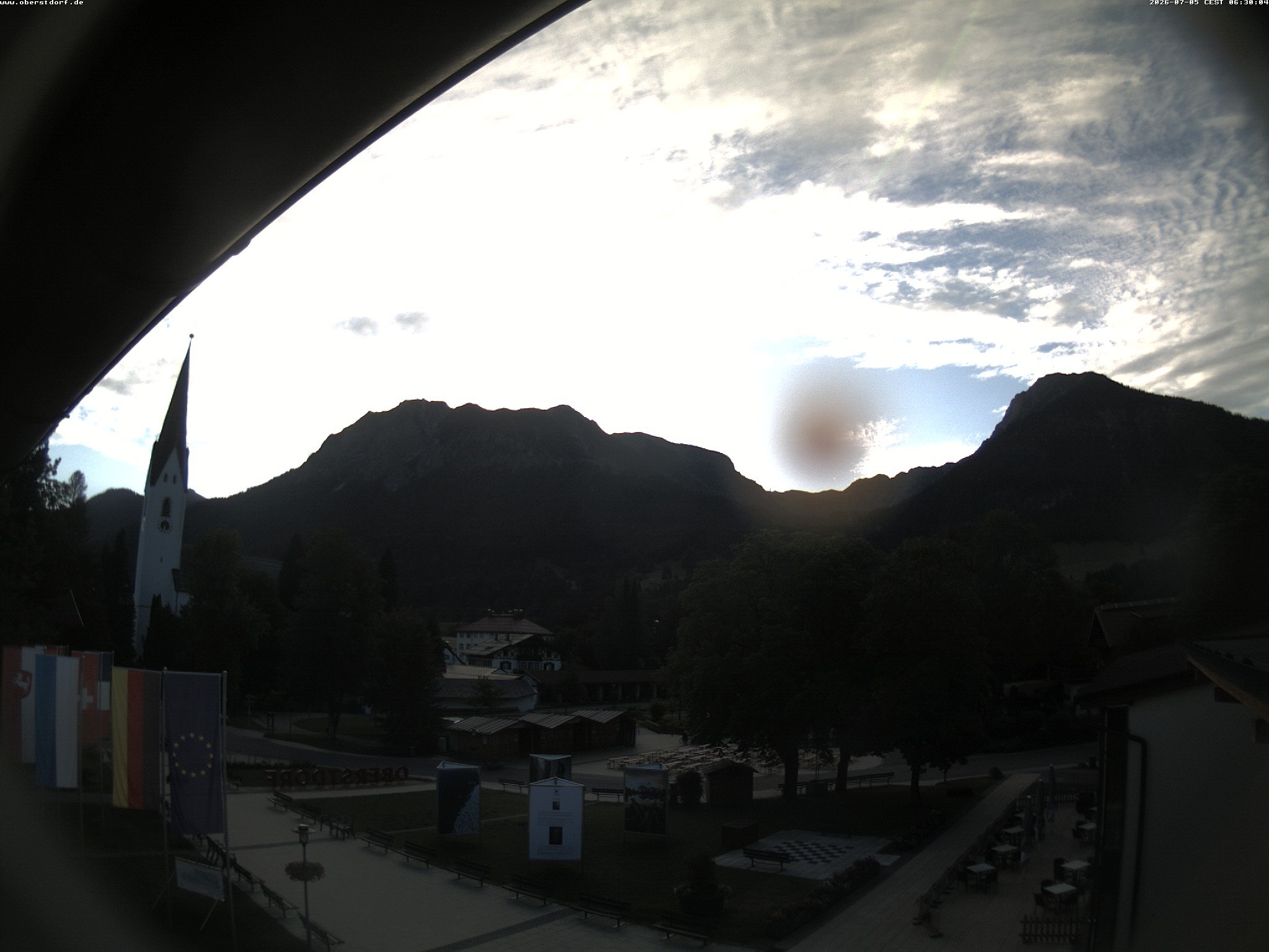 Archiv Foto Webcam Kurpark Oberstdorf