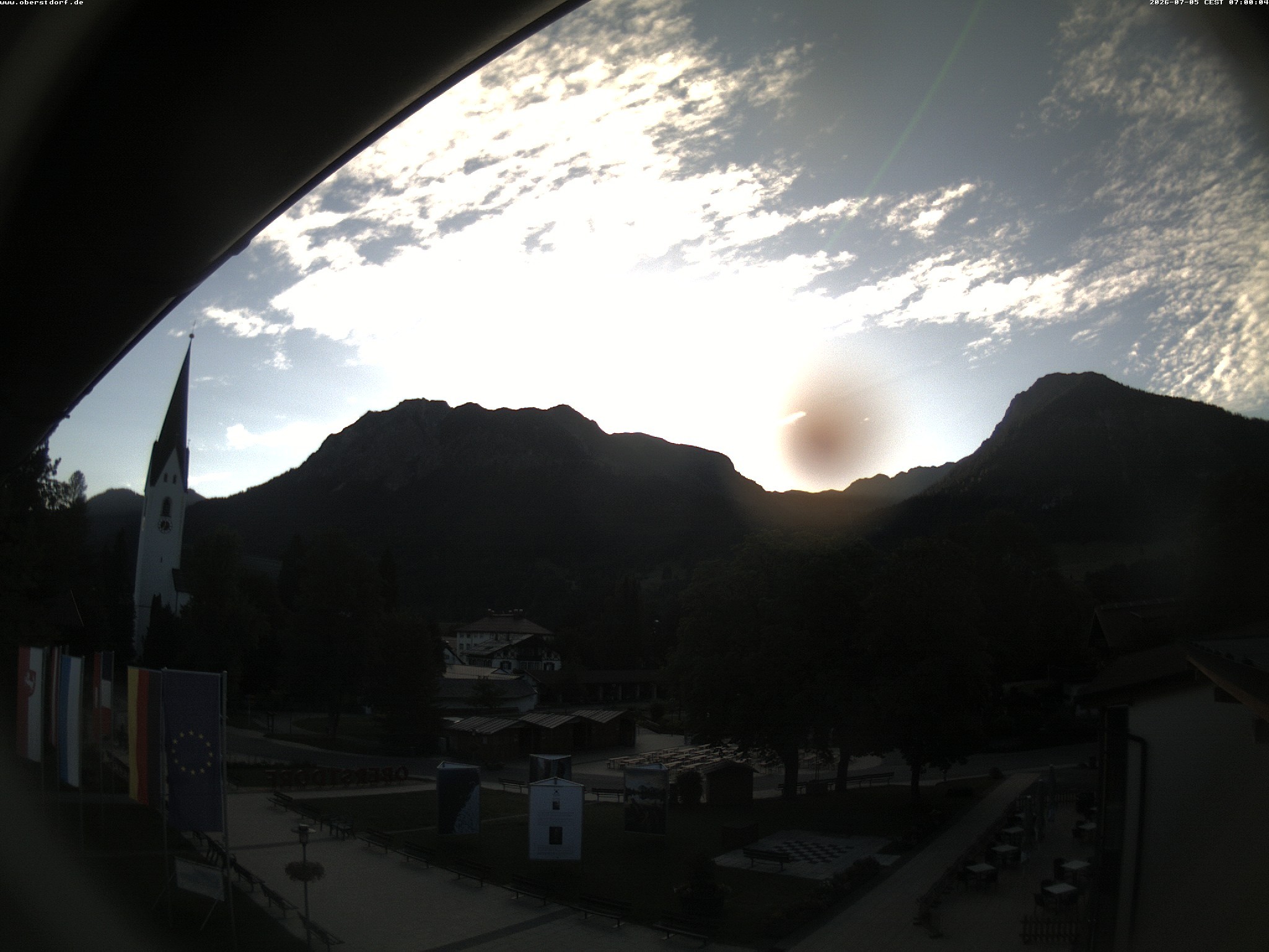 Archiv Foto Webcam Kurpark Oberstdorf