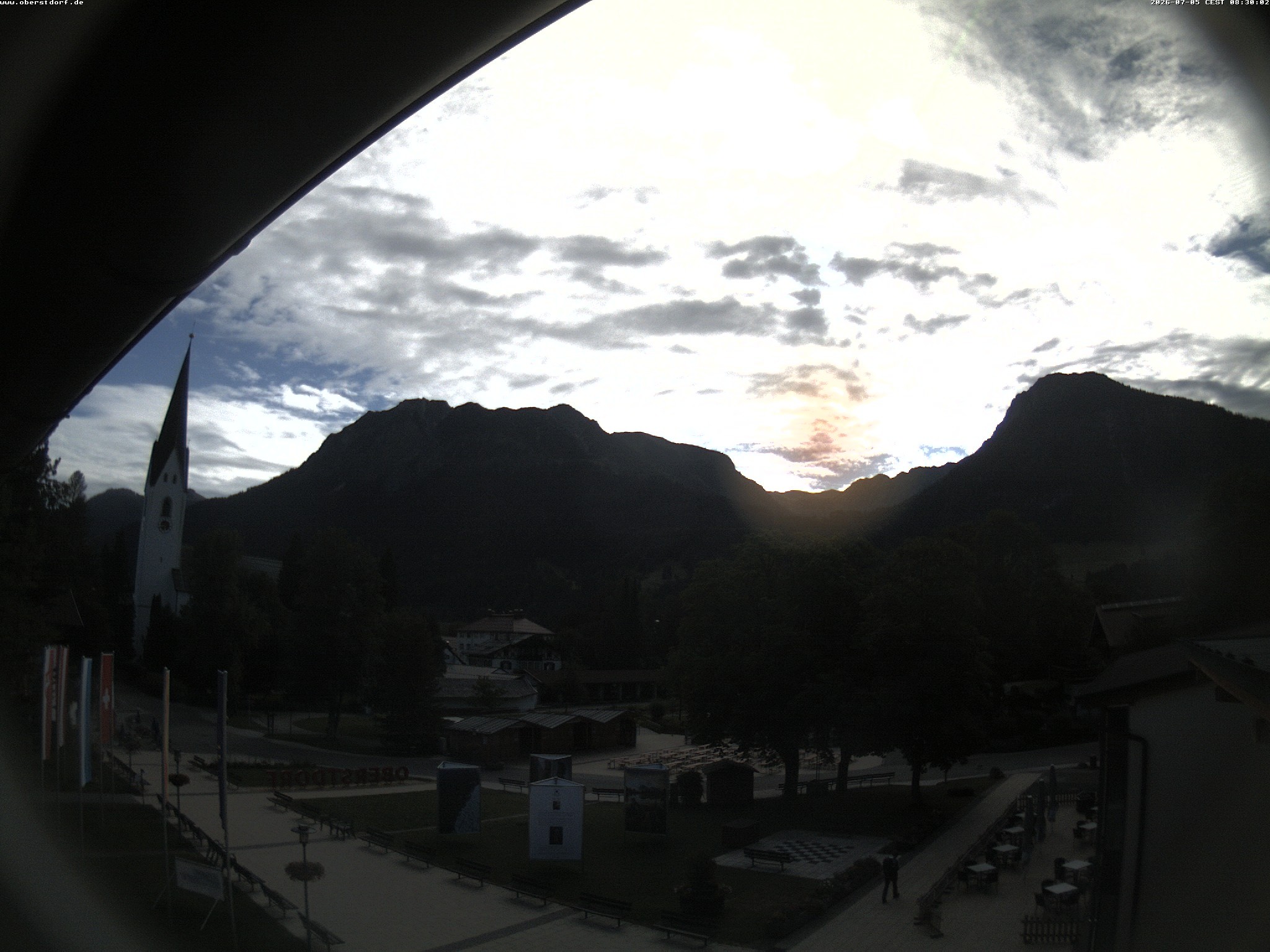 Archiv Foto Webcam Kurpark Oberstdorf