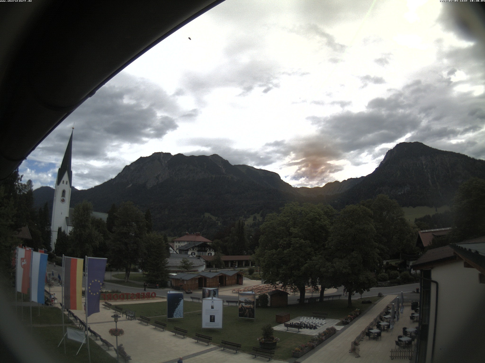 Archiv Foto Webcam Kurpark Oberstdorf