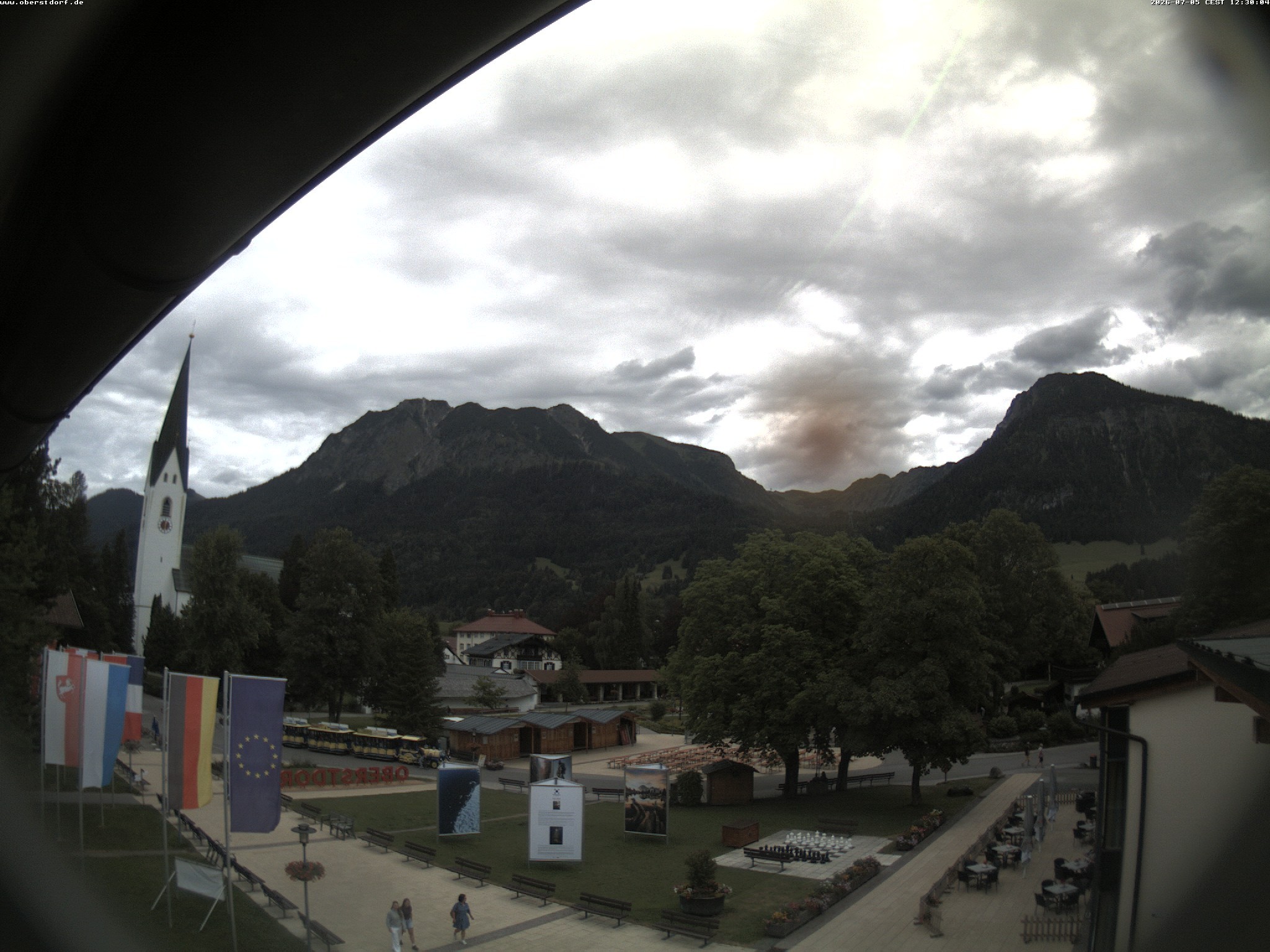 Archiv Foto Webcam Kurpark Oberstdorf