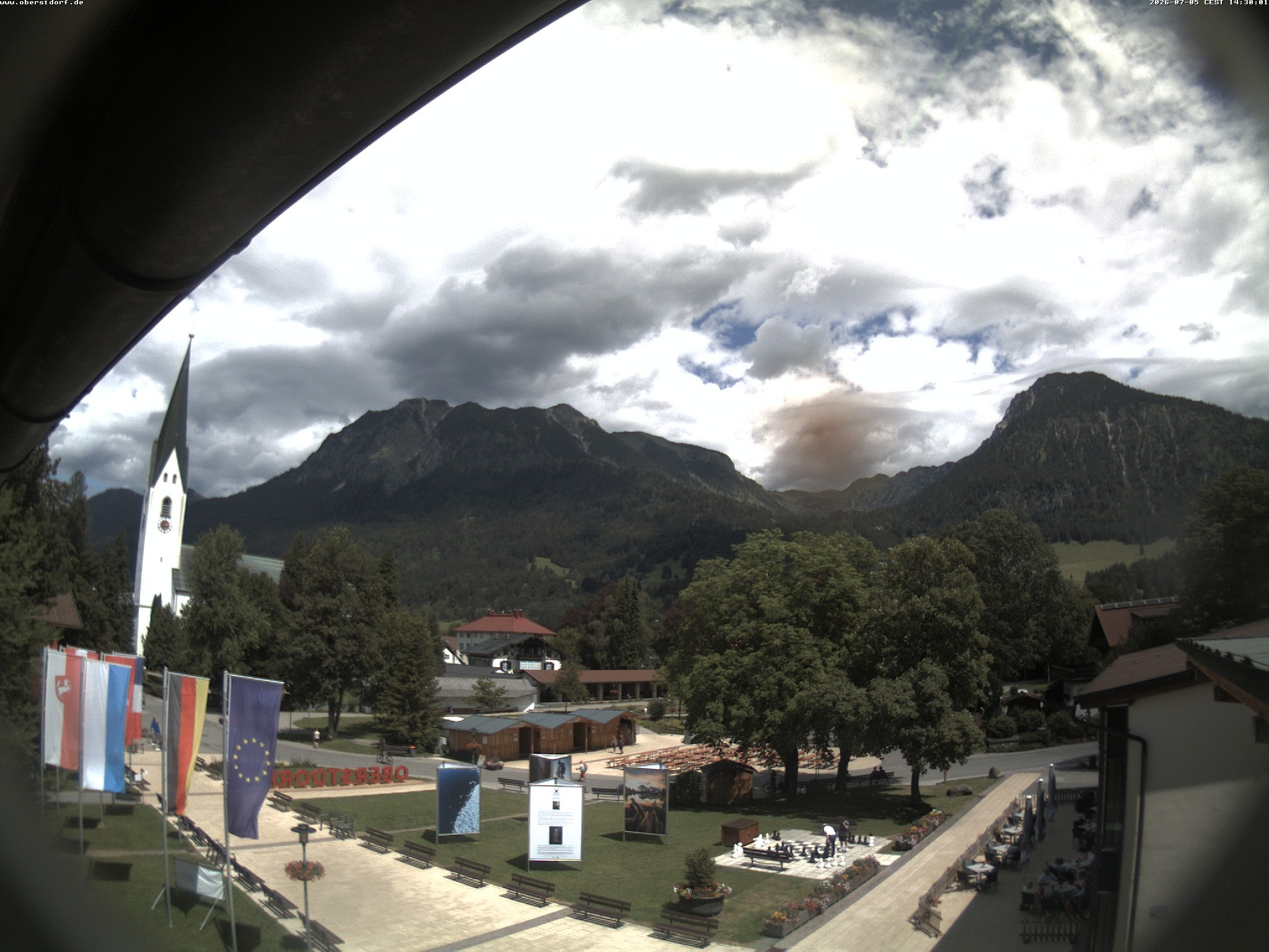 Archiv Foto Webcam Kurpark Oberstdorf