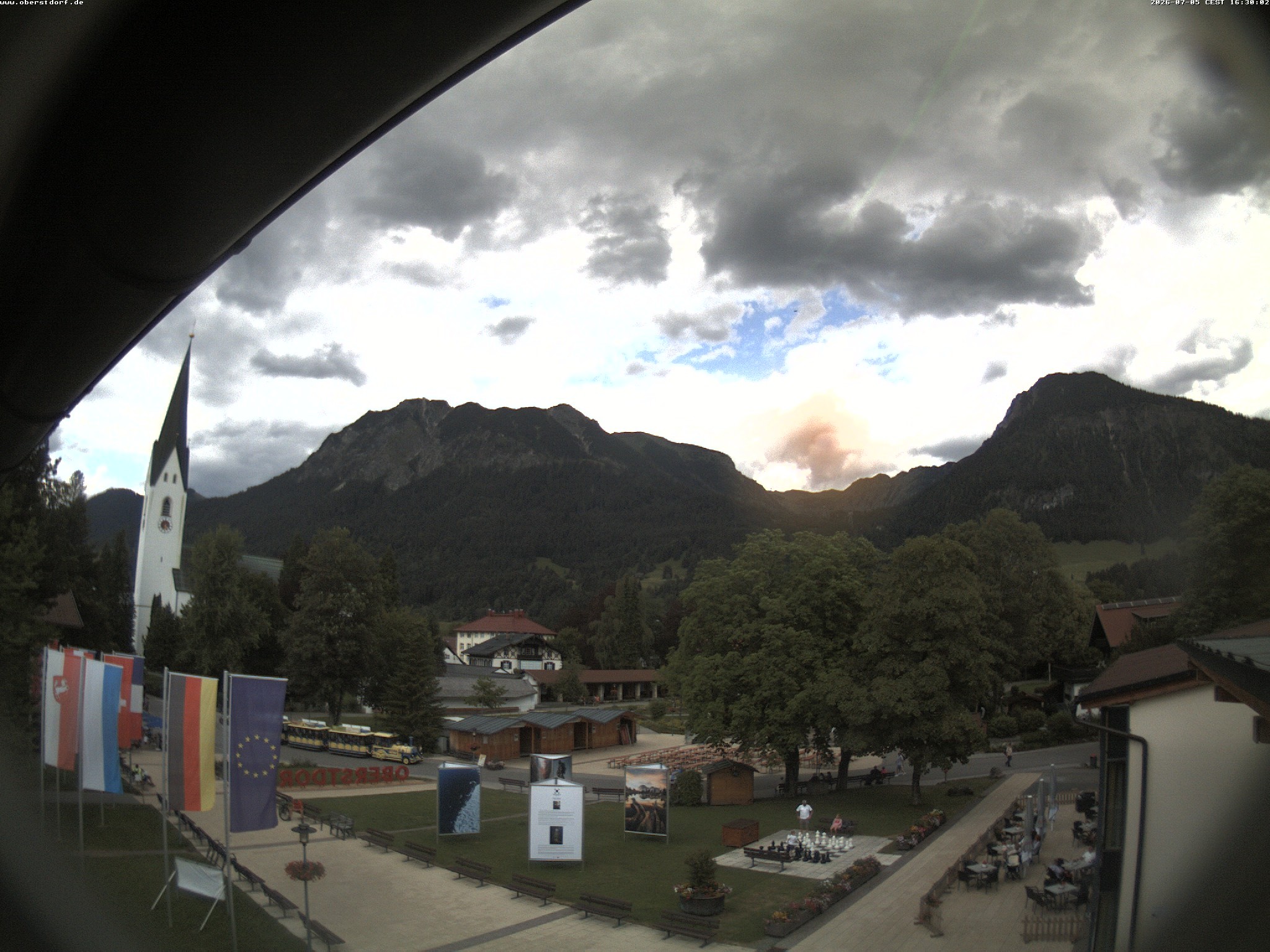 Archiv Foto Webcam Kurpark Oberstdorf