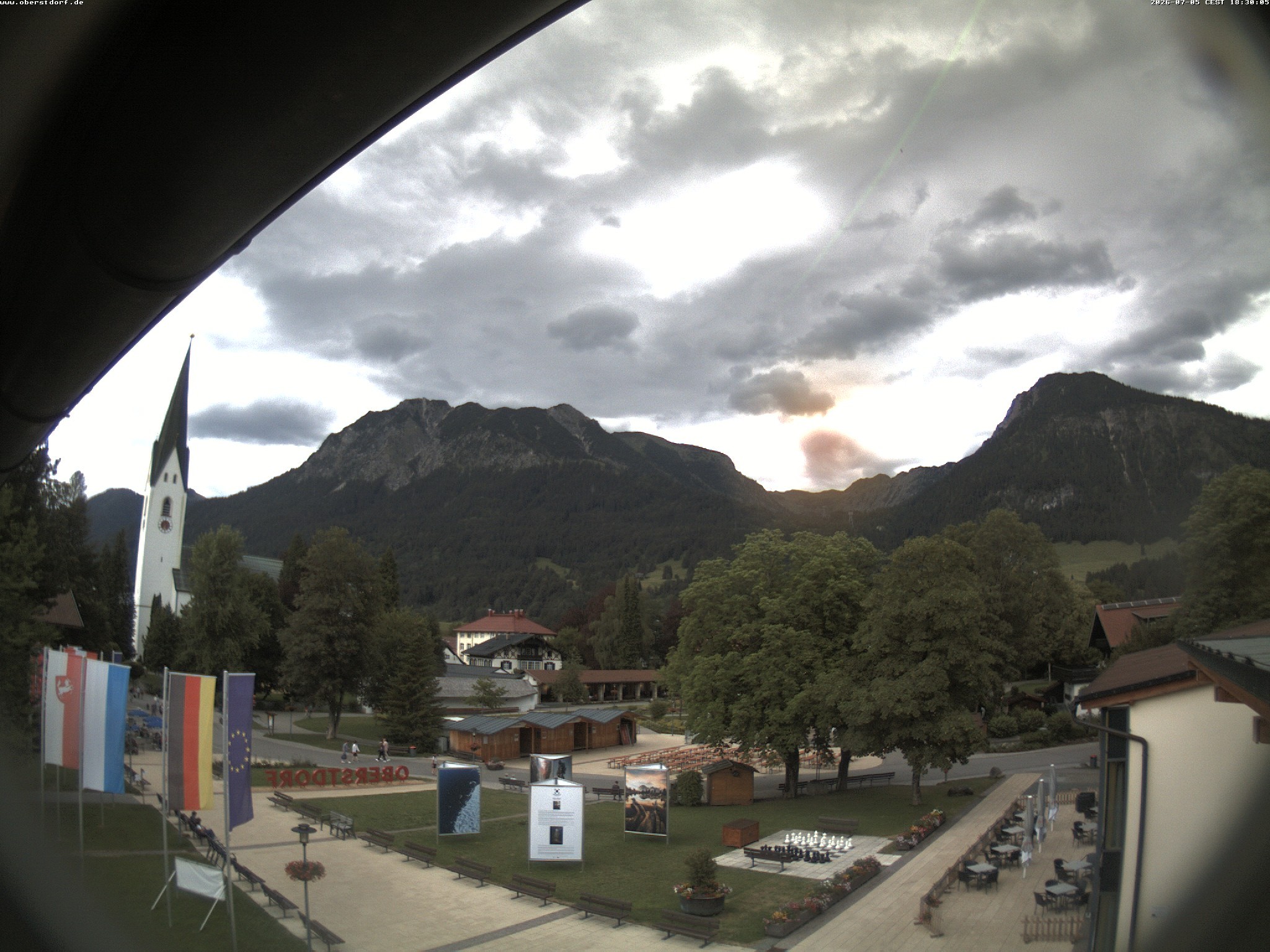 Archiv Foto Webcam Kurpark Oberstdorf