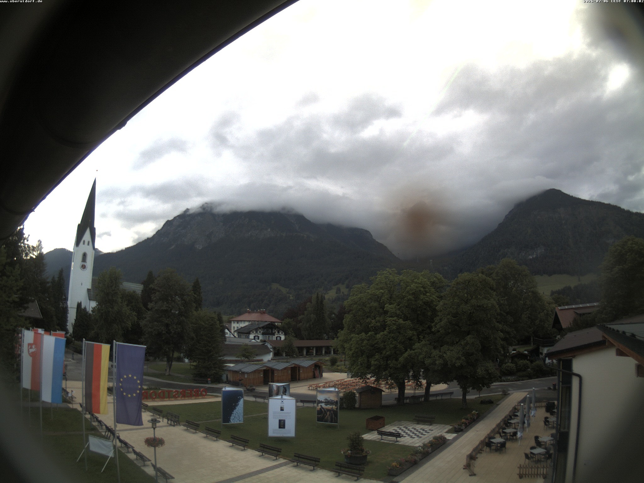 Archiv Foto Webcam Kurpark Oberstdorf