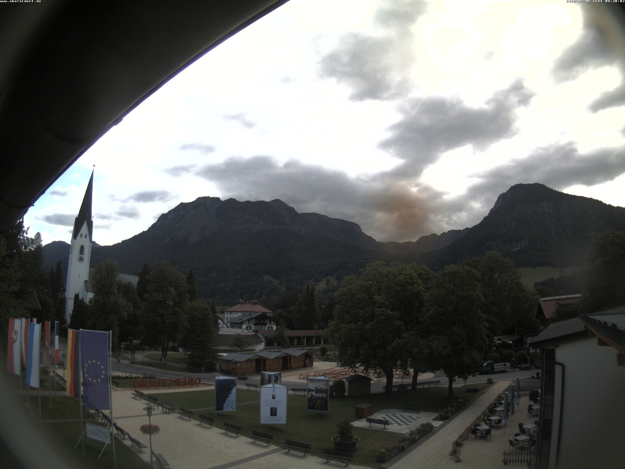 Archiv Foto Webcam Kurpark Oberstdorf