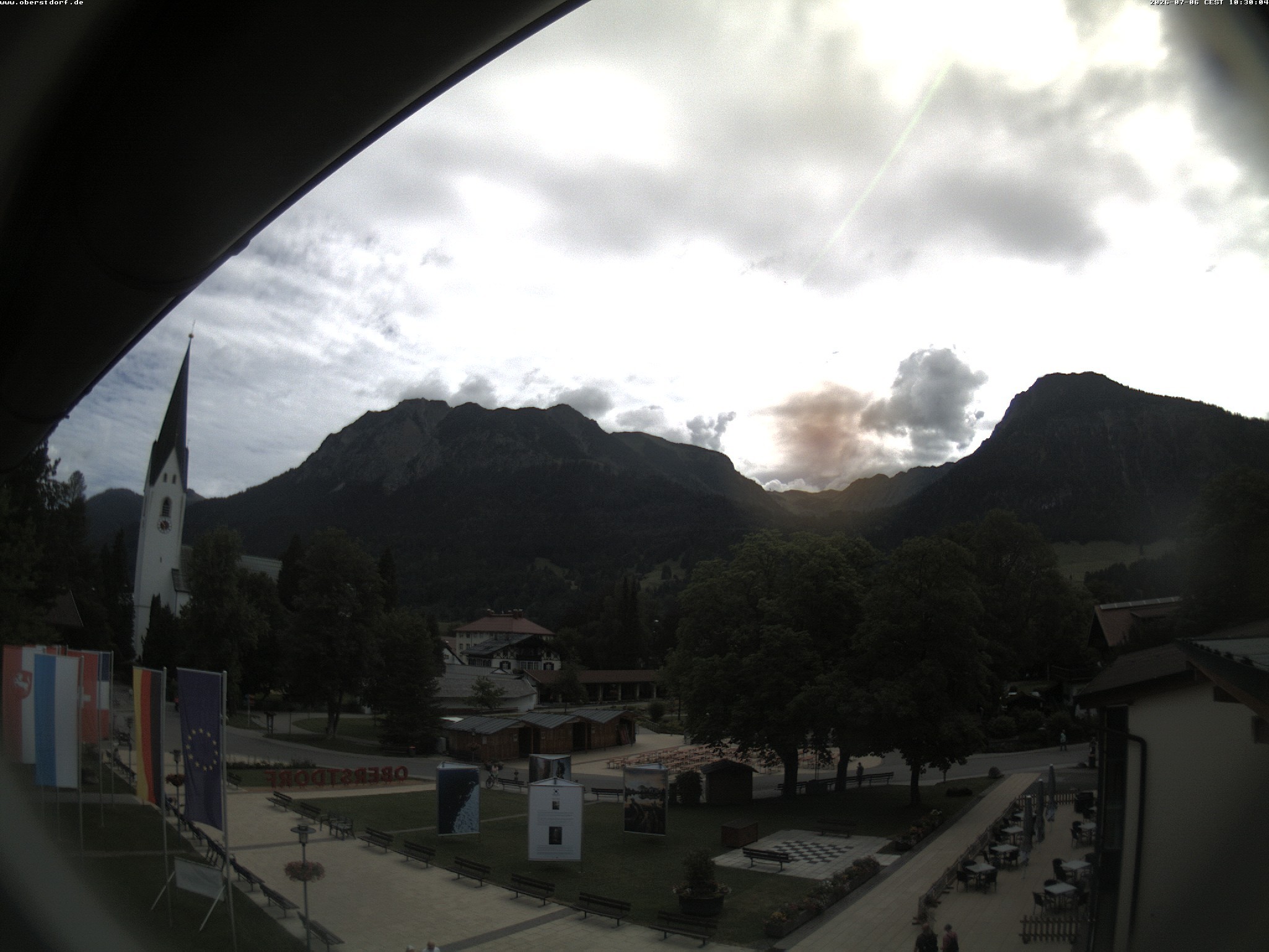 Archiv Foto Webcam Kurpark Oberstdorf