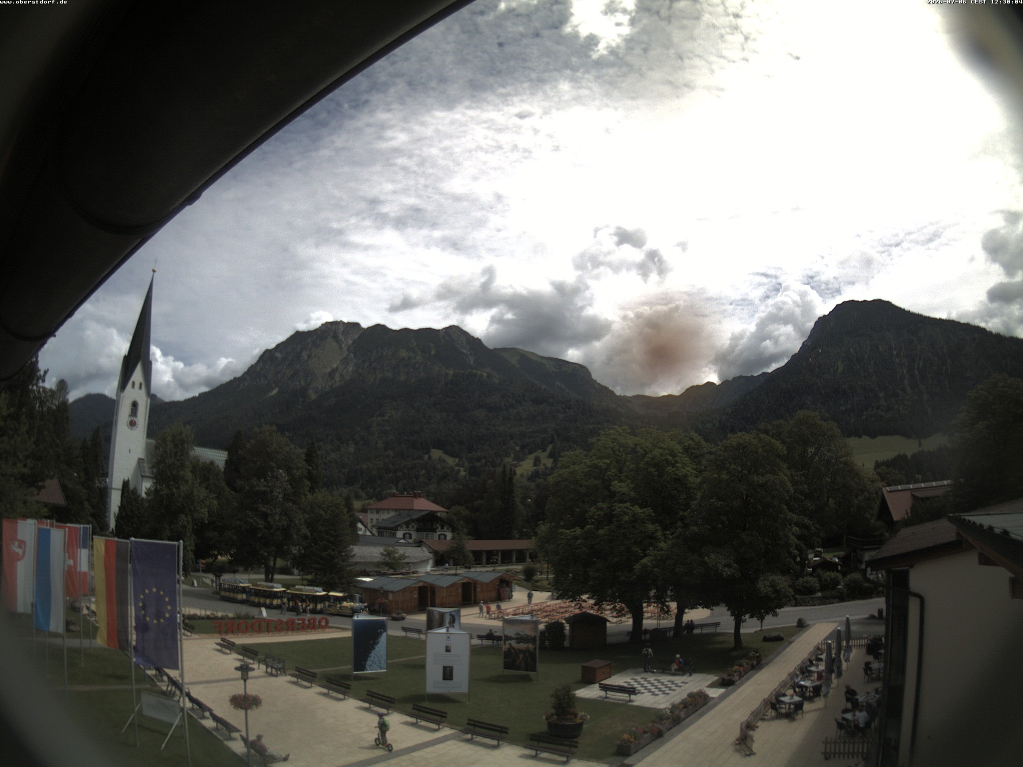 Archiv Foto Webcam Kurpark Oberstdorf