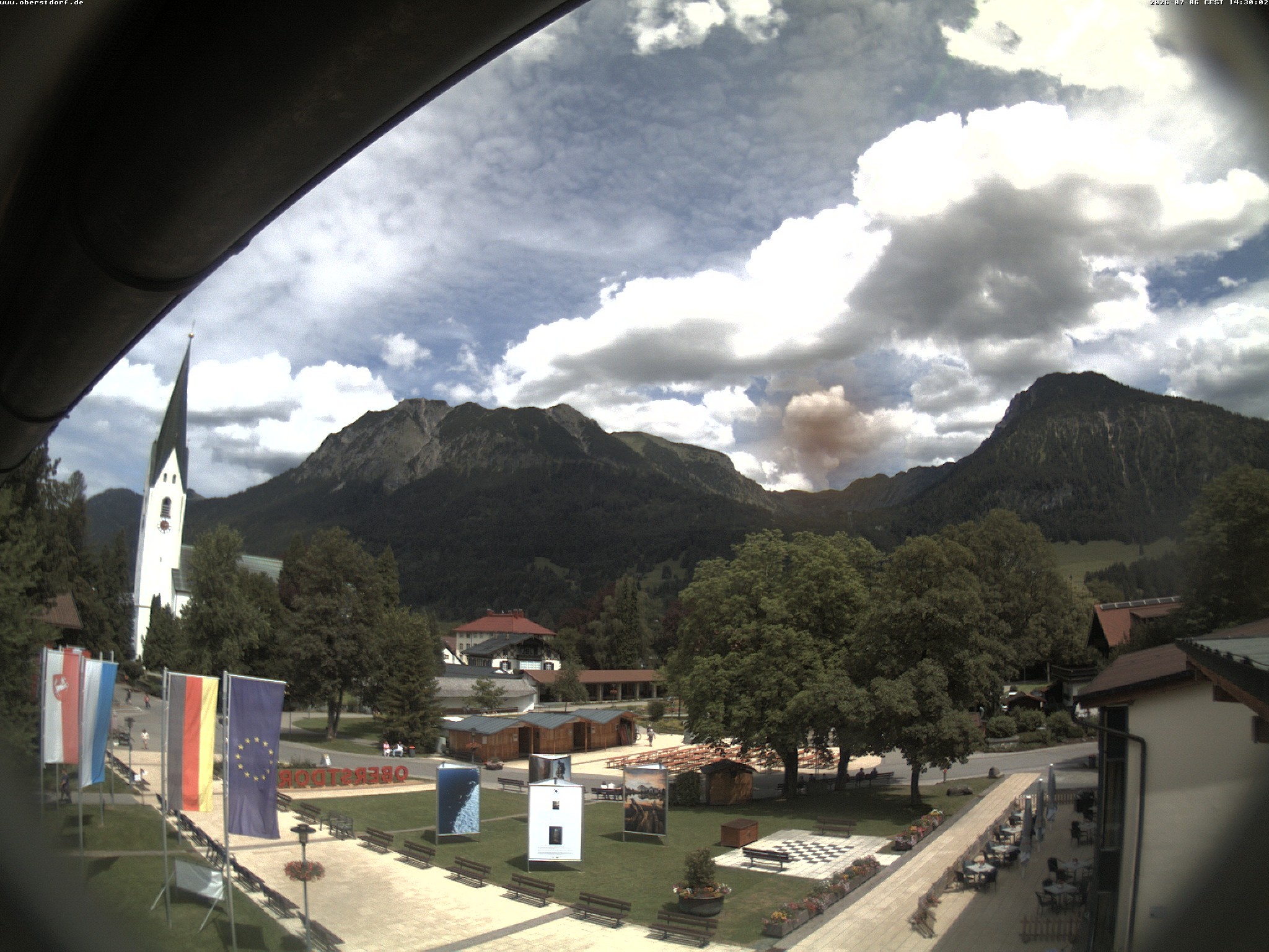 Archiv Foto Webcam Kurpark Oberstdorf