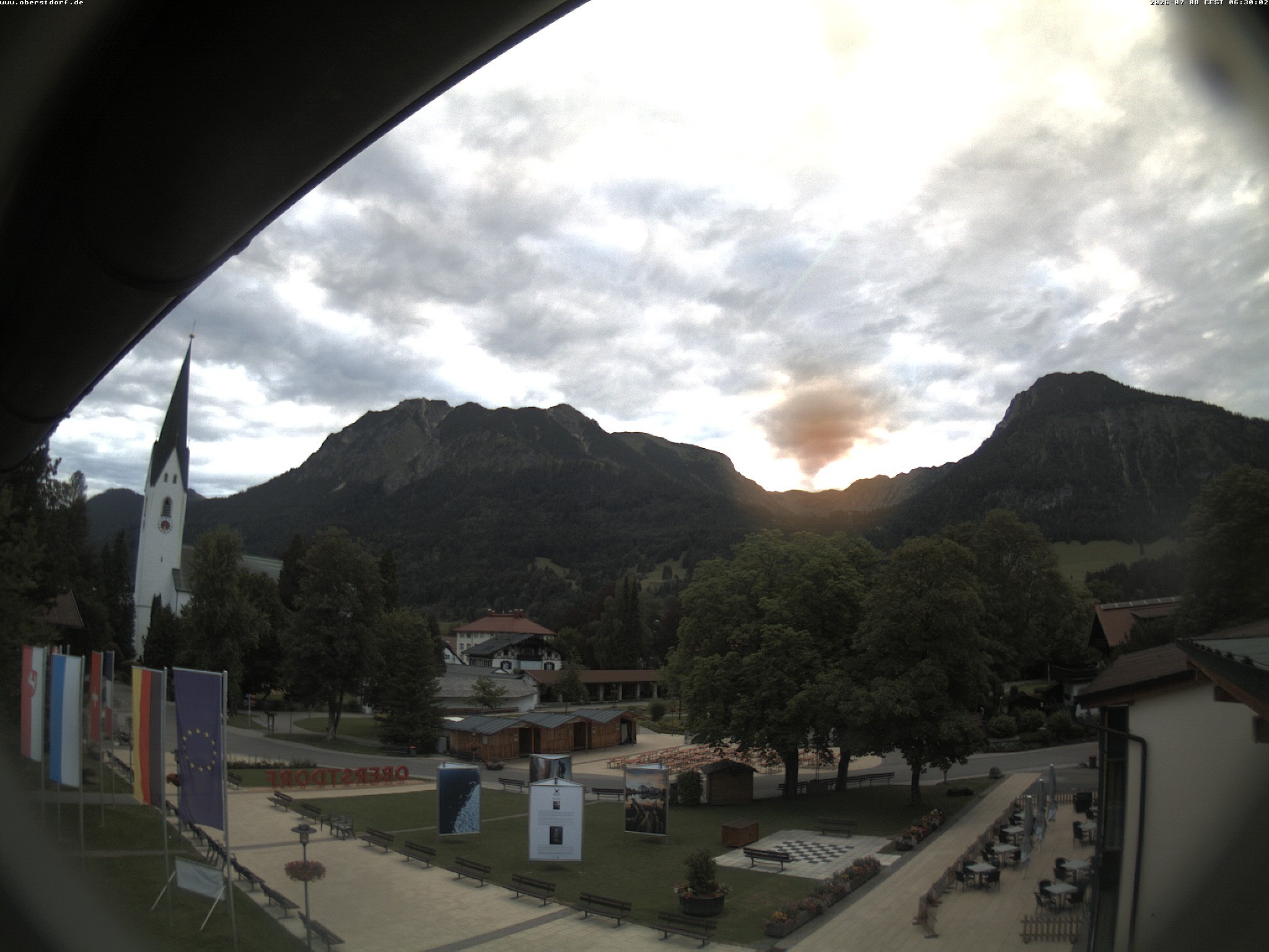 Archiv Foto Webcam Kurpark Oberstdorf