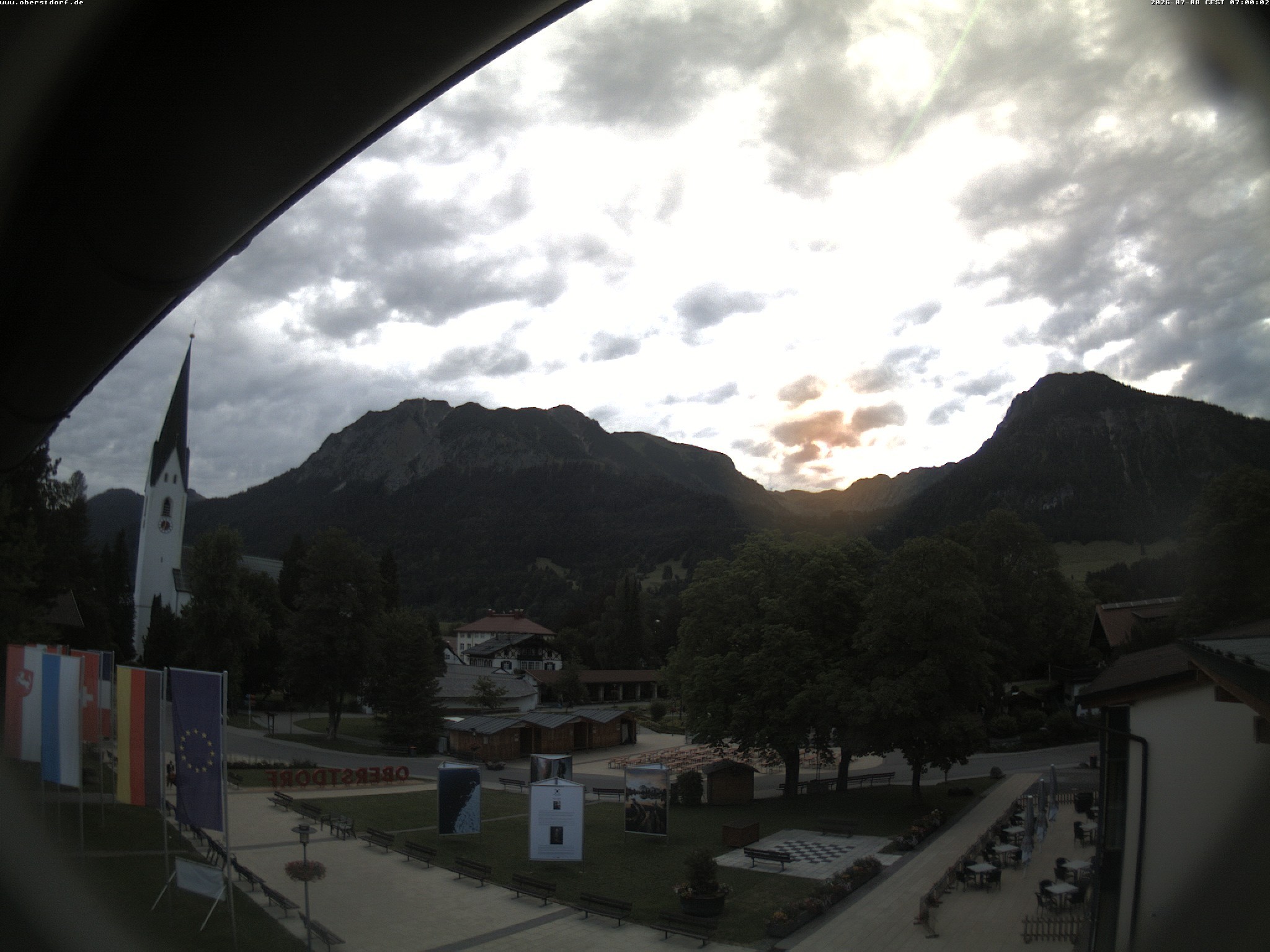 Archiv Foto Webcam Kurpark Oberstdorf