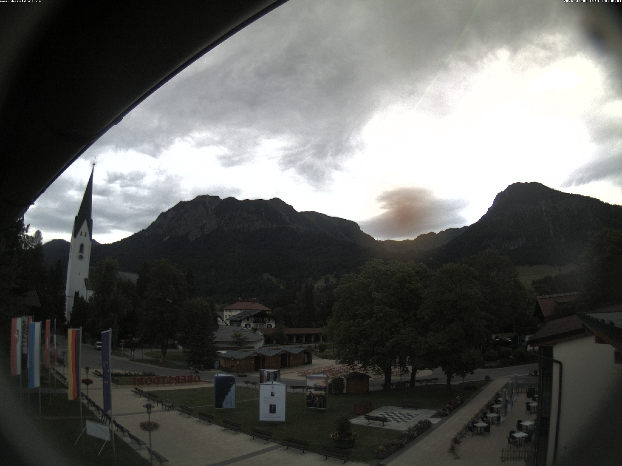 Archiv Foto Webcam Kurpark Oberstdorf
