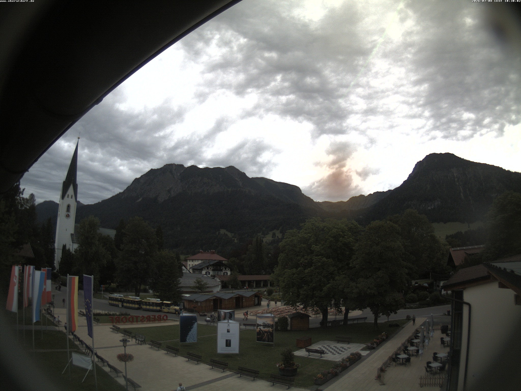 Archiv Foto Webcam Kurpark Oberstdorf