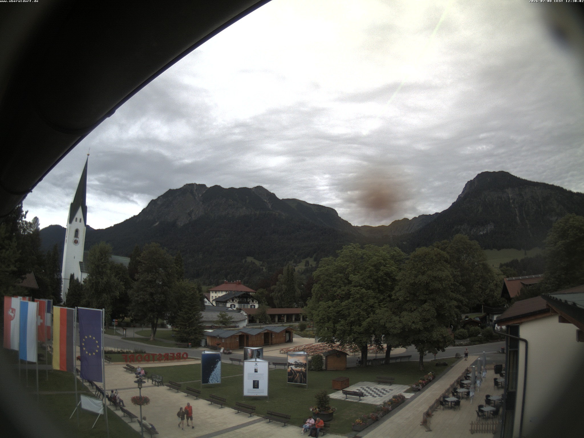 Archiv Foto Webcam Kurpark Oberstdorf