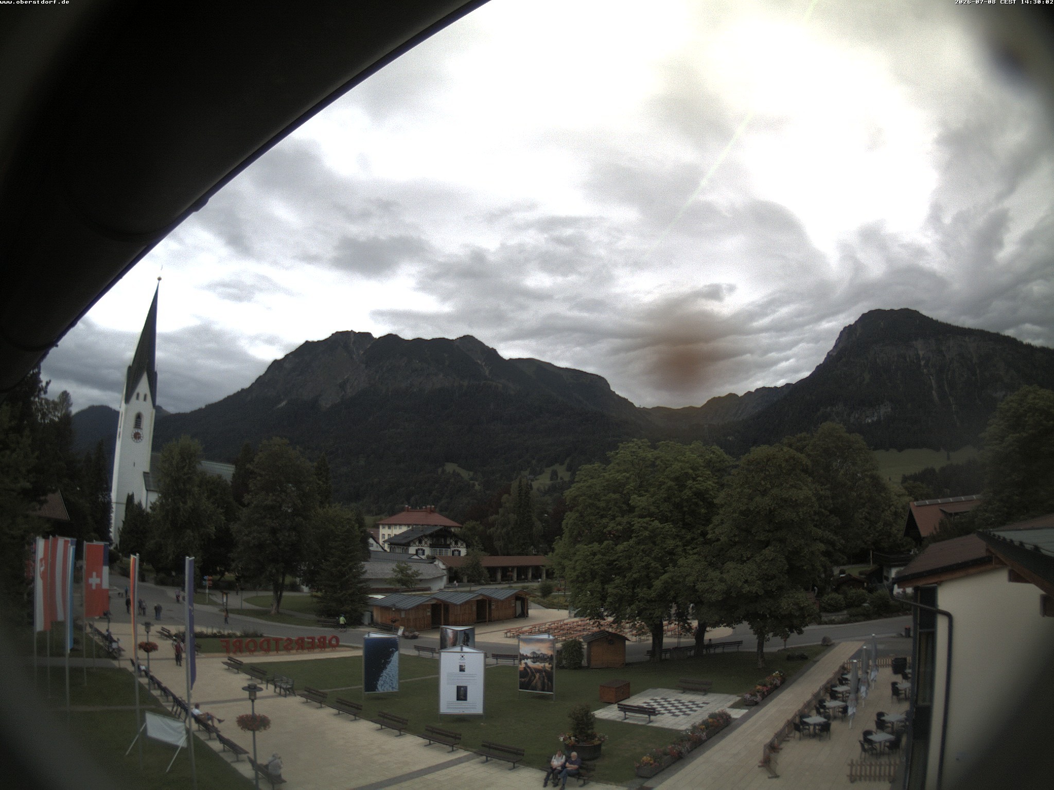 Archiv Foto Webcam Kurpark Oberstdorf