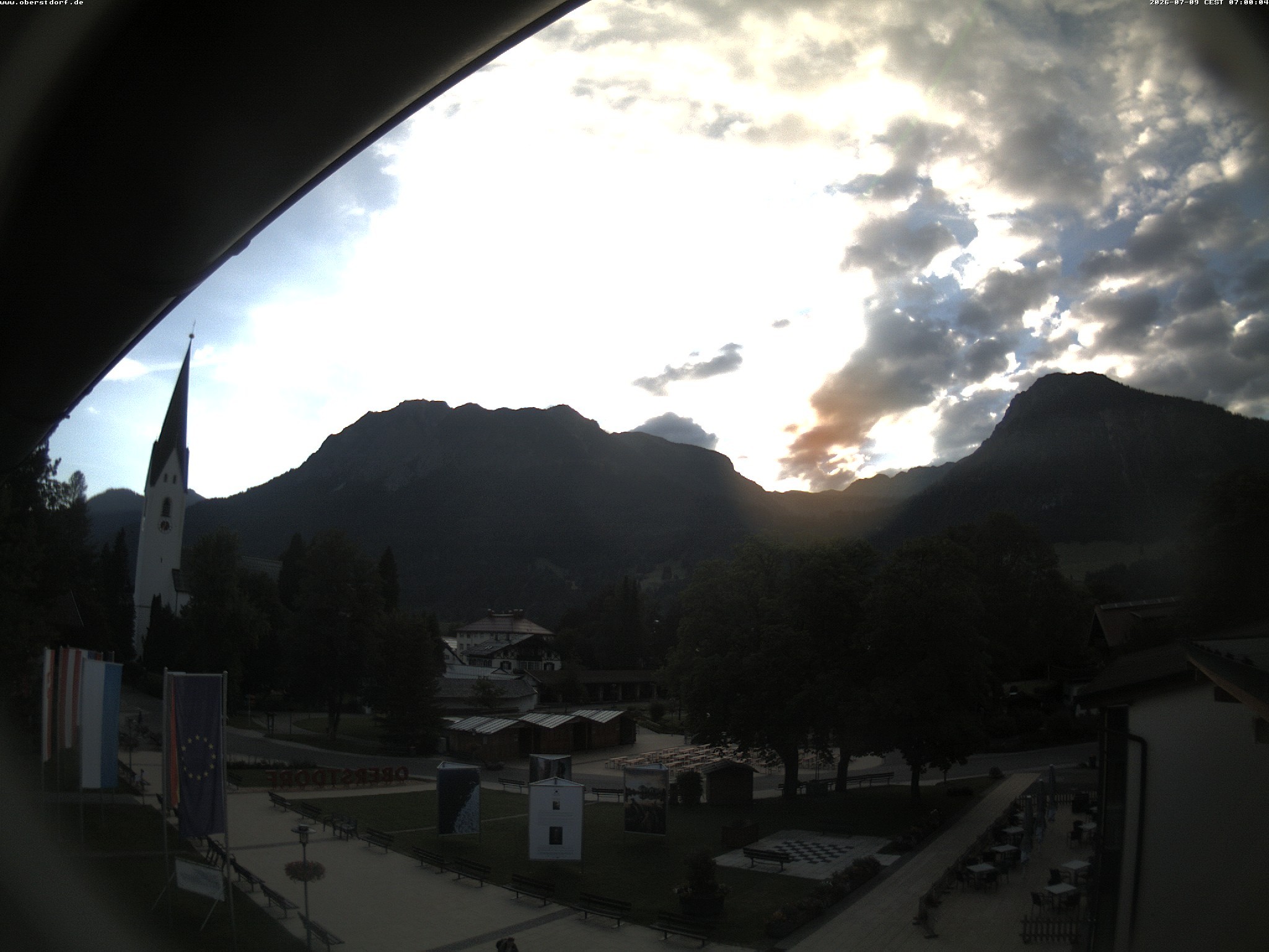 Archiv Foto Webcam Kurpark Oberstdorf