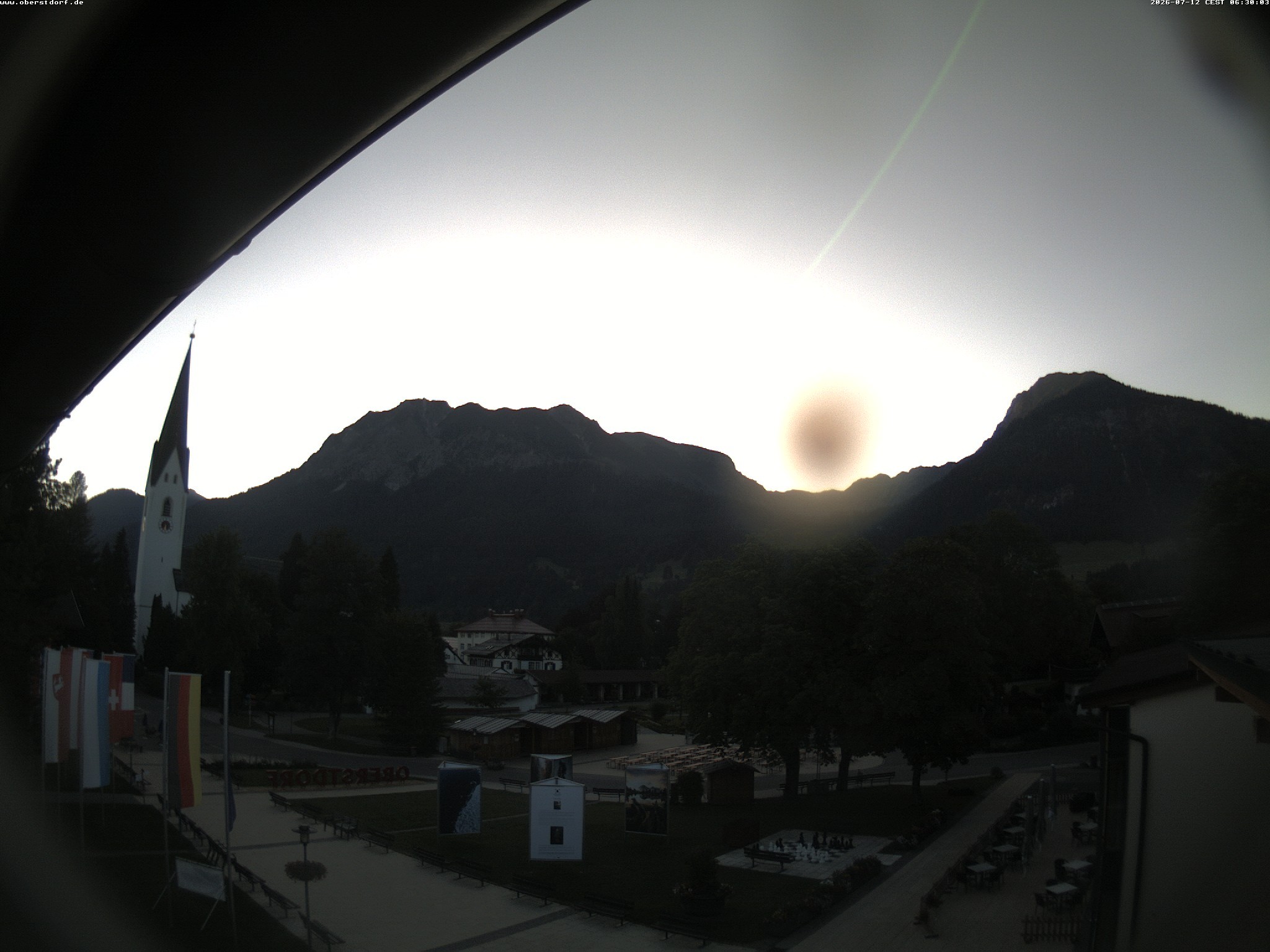 Archiv Foto Webcam Kurpark Oberstdorf