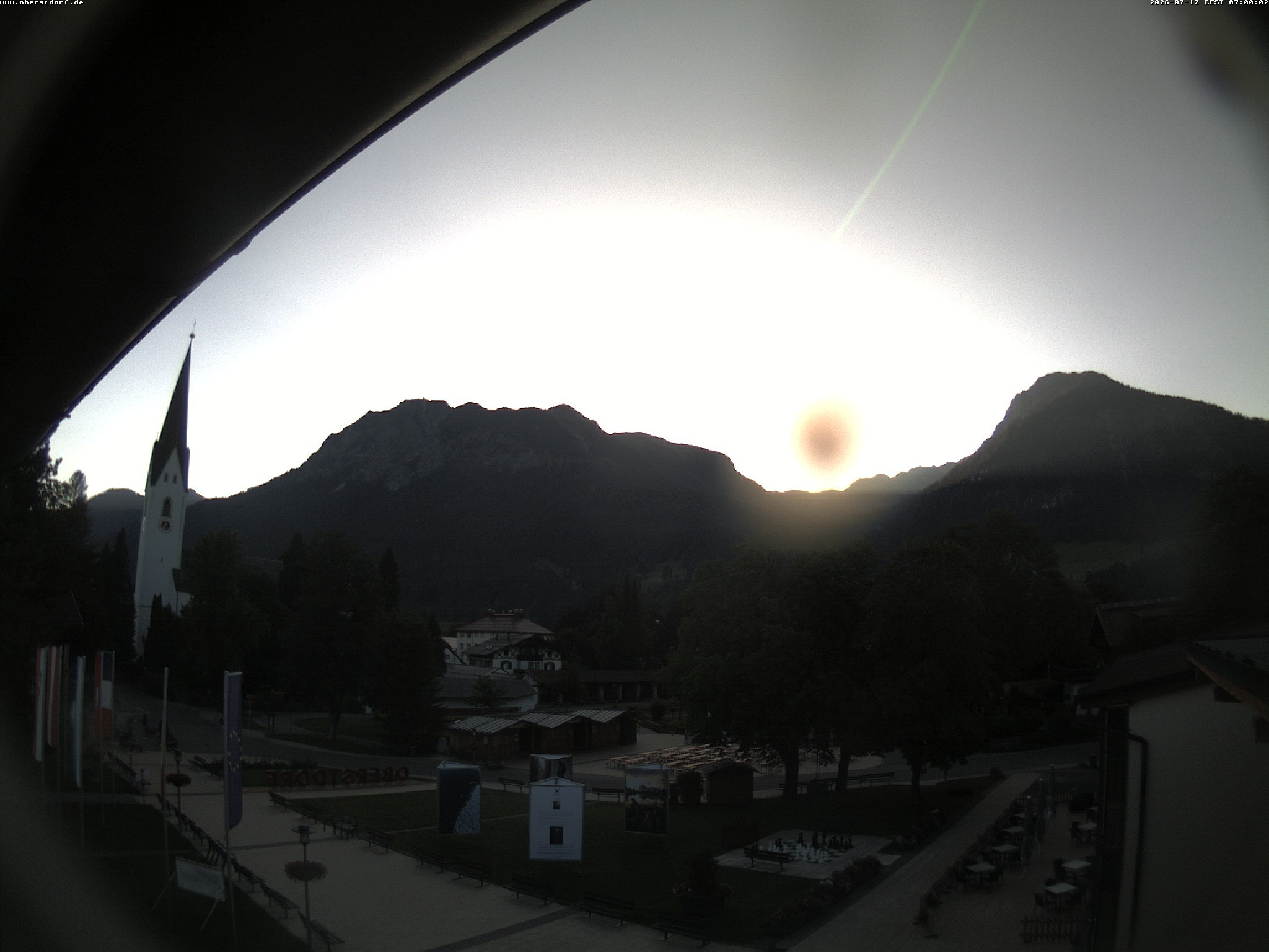 Archiv Foto Webcam Kurpark Oberstdorf