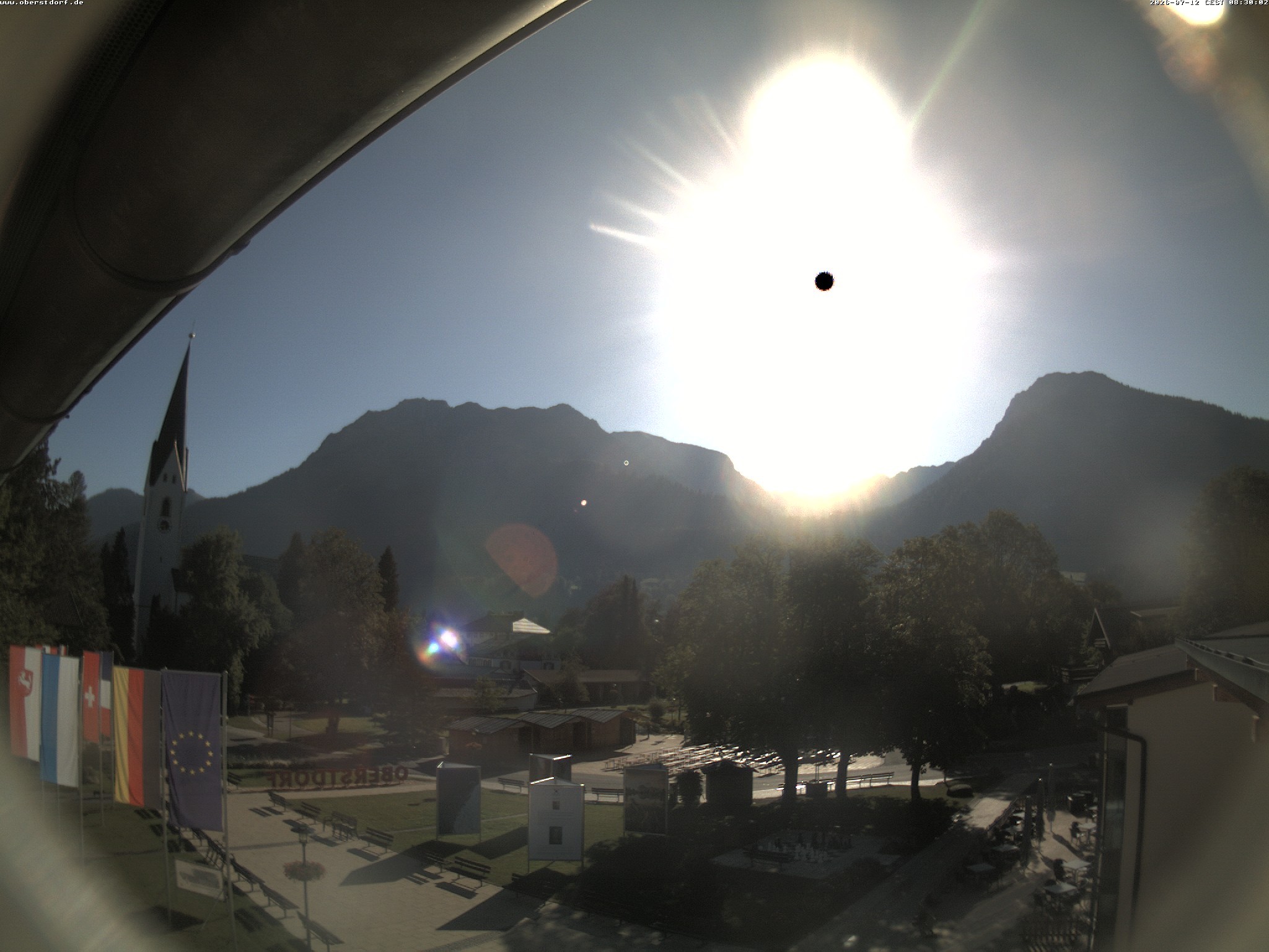 Archiv Foto Webcam Kurpark Oberstdorf