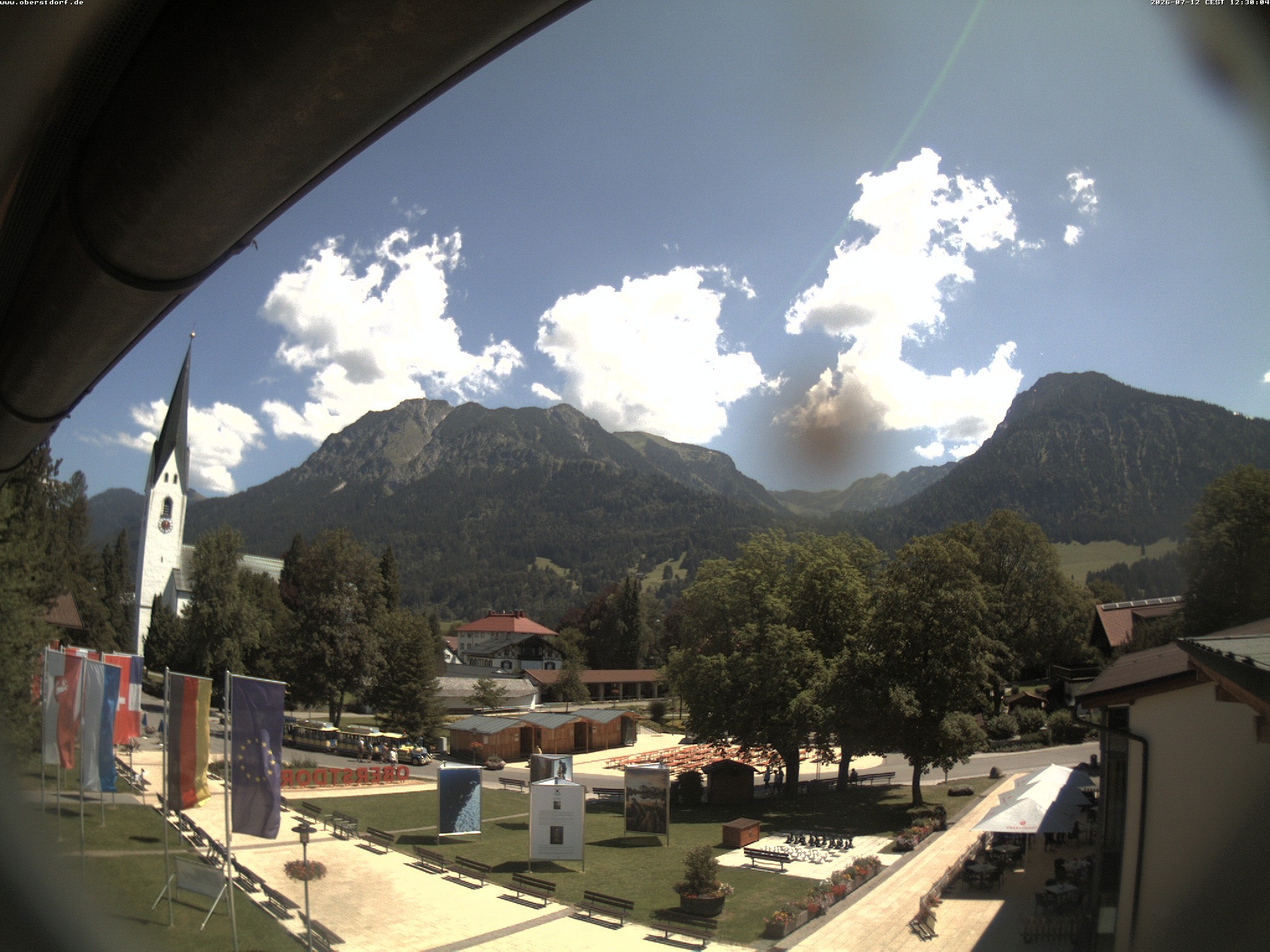 Archiv Foto Webcam Kurpark Oberstdorf