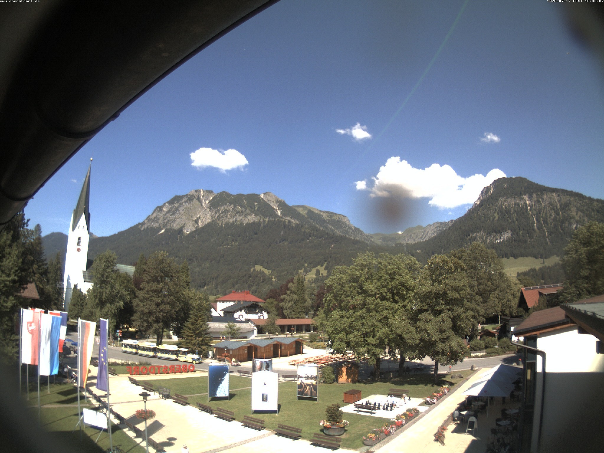 Archiv Foto Webcam Kurpark Oberstdorf