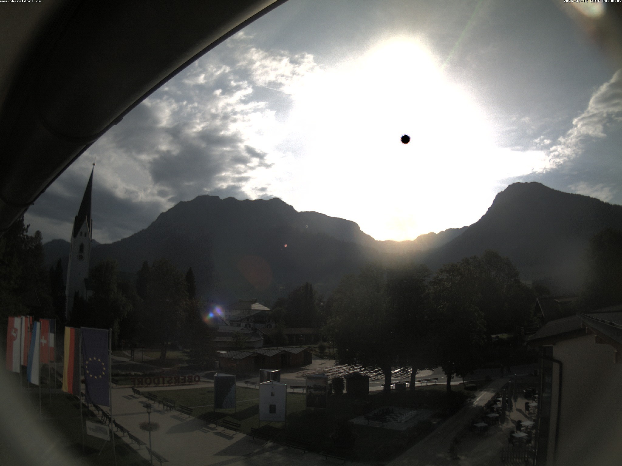 Archiv Foto Webcam Kurpark Oberstdorf