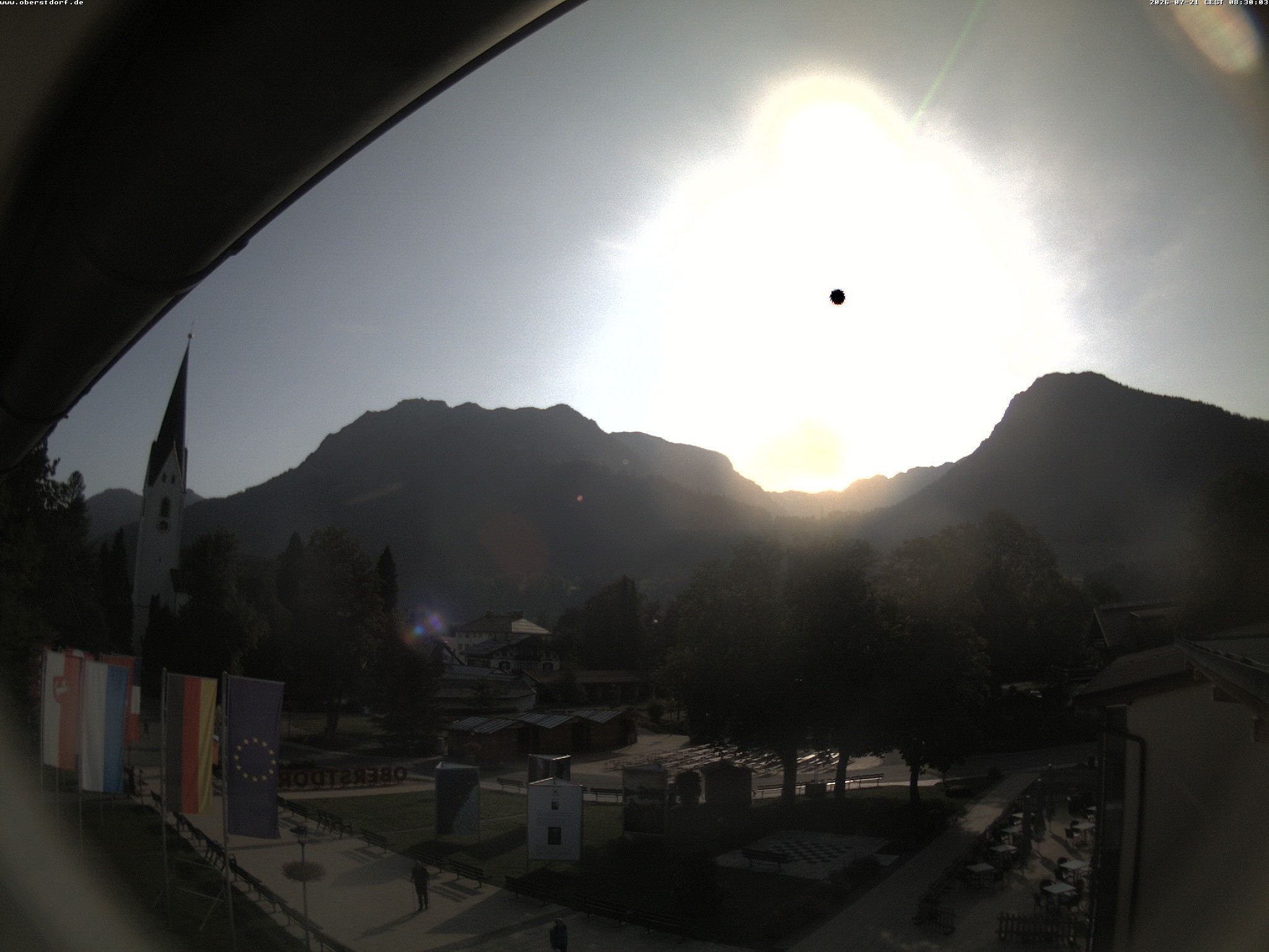 Archiv Foto Webcam Kurpark Oberstdorf