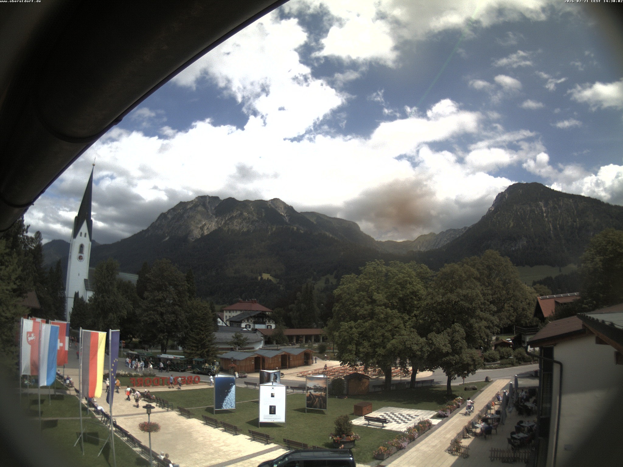 Archiv Foto Webcam Kurpark Oberstdorf